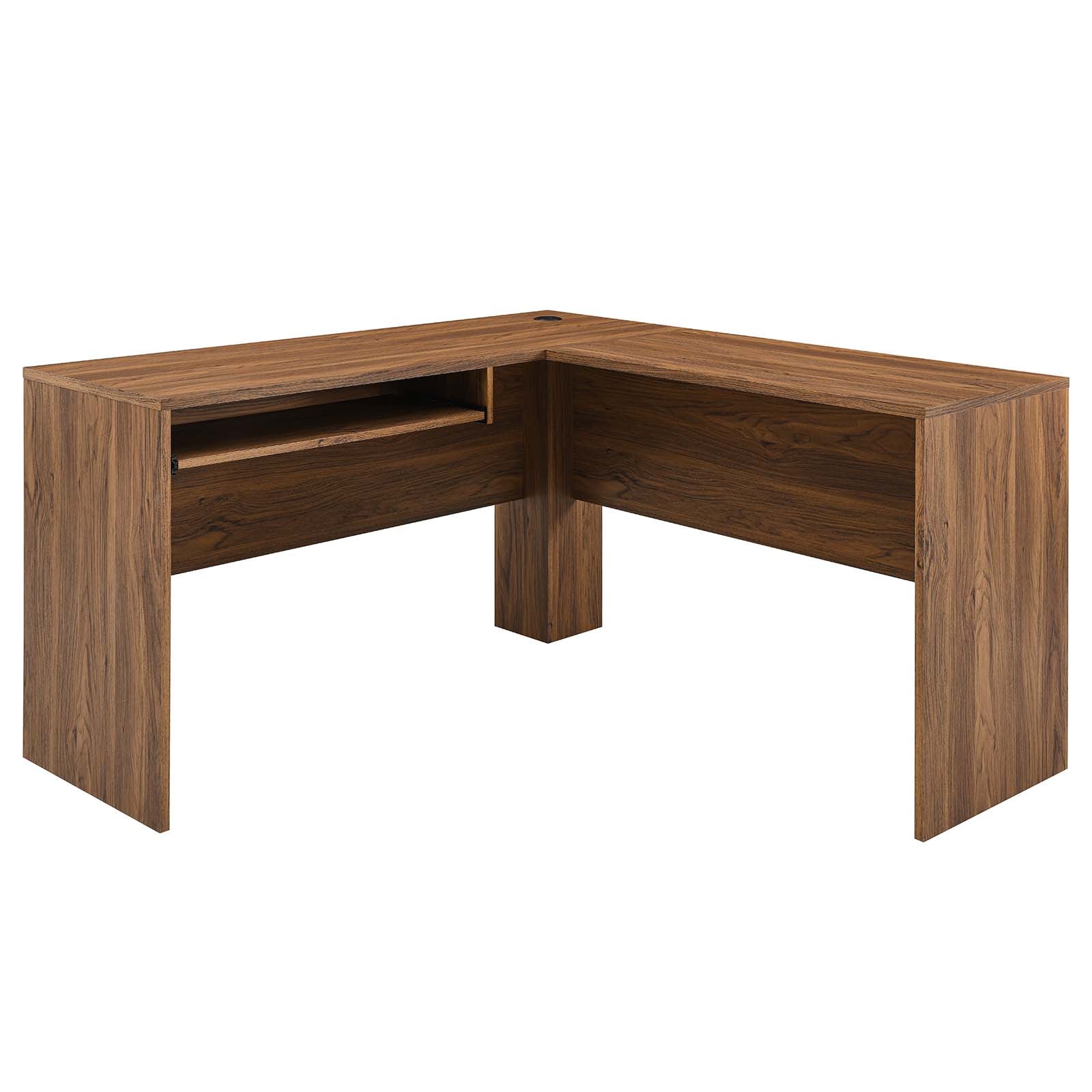 Envision Wood Desk and File Cabinet Set - East Shore Modern Home Furnishings