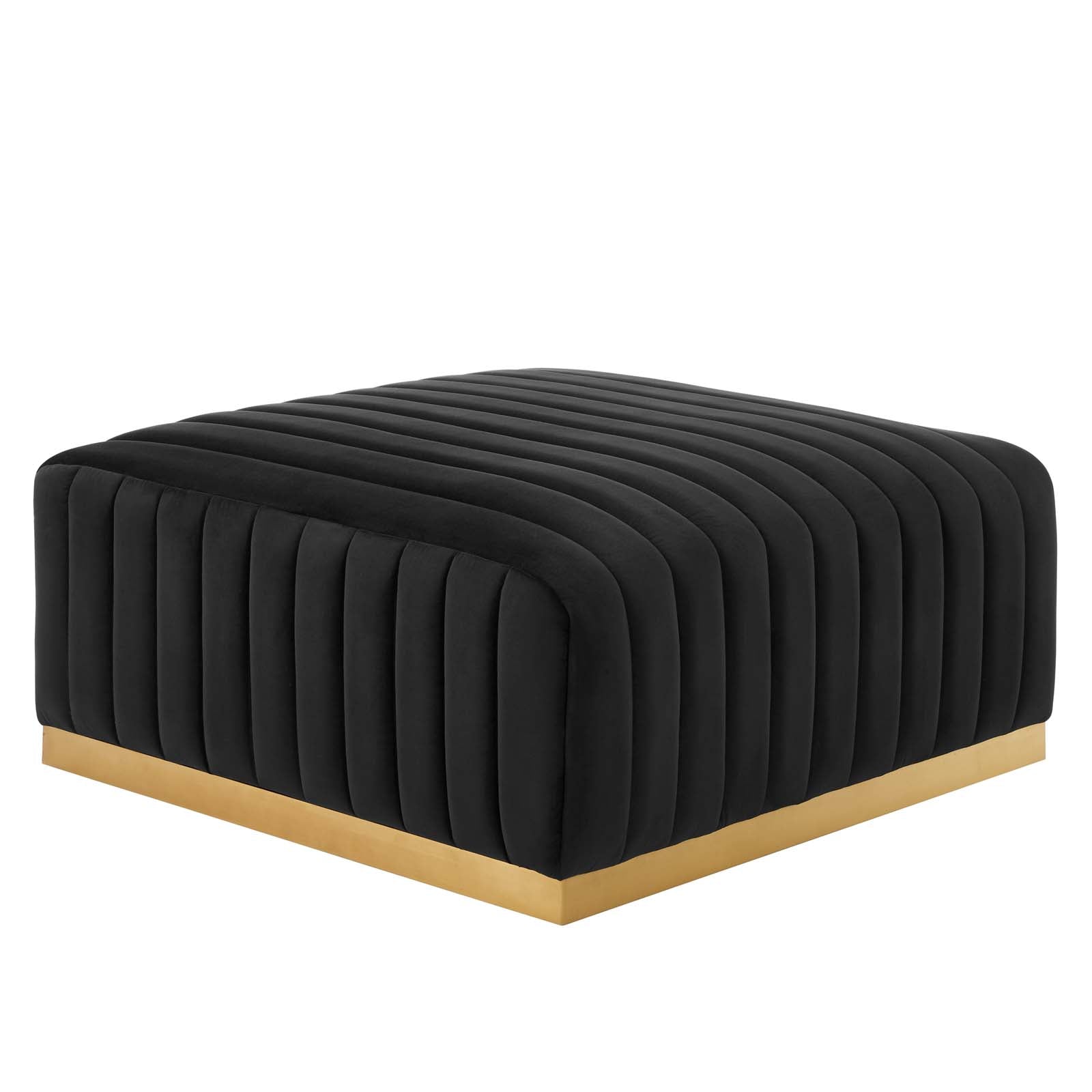 Conjure Channel Tufted Performance Velvet 5-Piece Sectional
