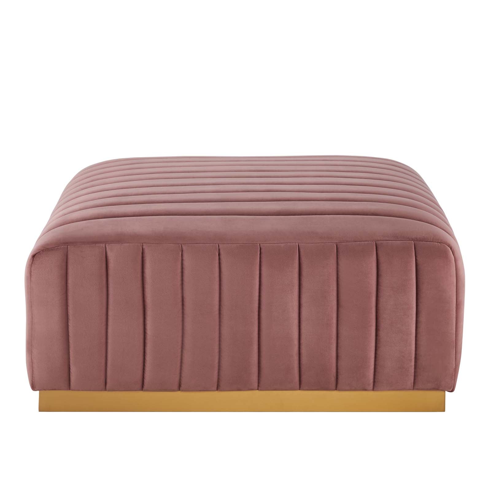 Conjure Channel Tufted Performance Velvet 5-Piece Sectional