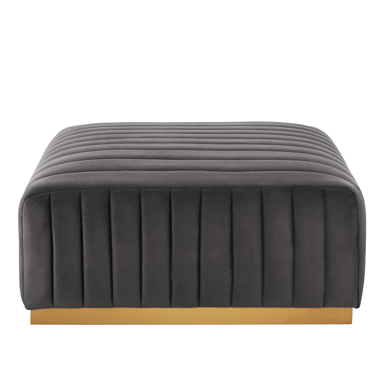 Conjure Channel Tufted Performance Velvet 5-Piece Sectional
