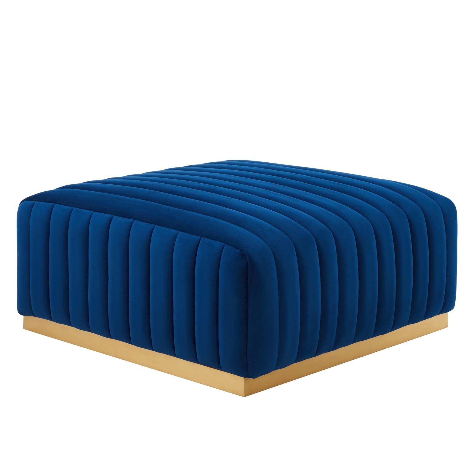 Conjure Channel Tufted Performance Velvet 5-Piece Sectional