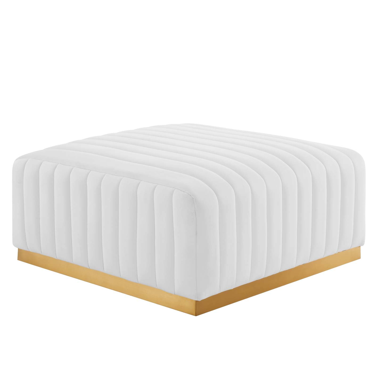 Conjure Channel Tufted Performance Velvet 5-Piece Sectional