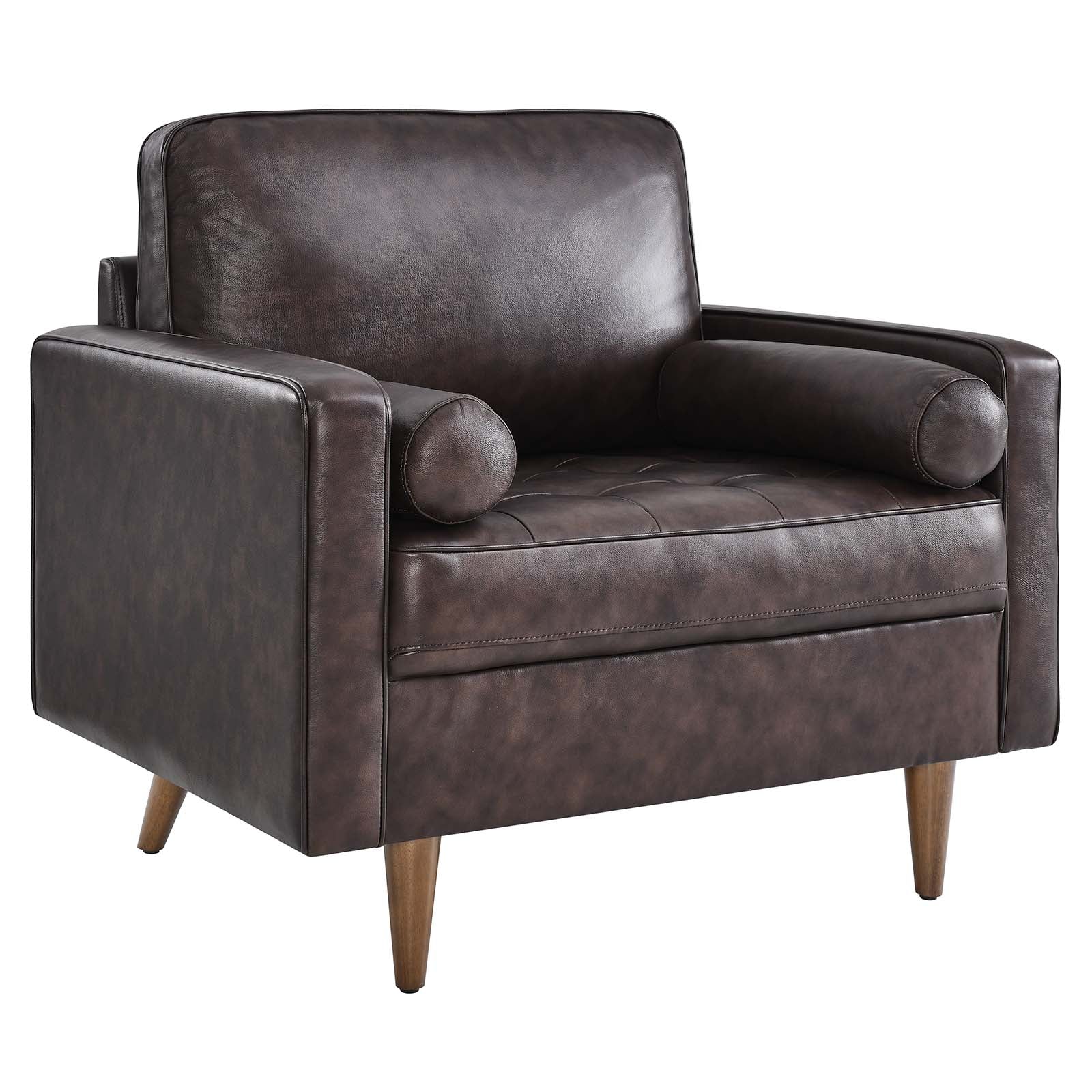 Valour Leather Armchair - East Shore Modern Home Furnishings