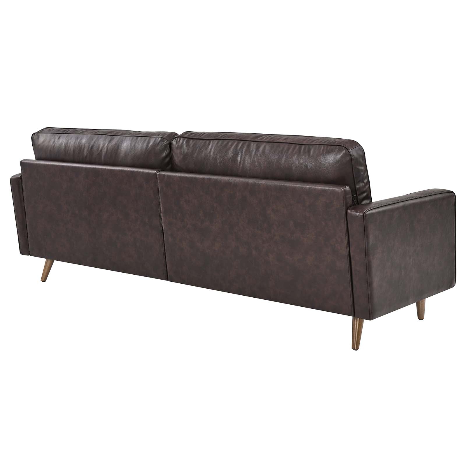 Valour 88" Leather Sofa - East Shore Modern Home Furnishings