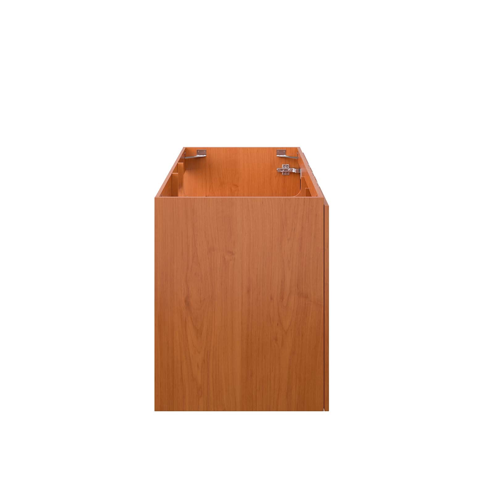 Scenic 48" Single Wall-Mount Bathroom Vanity Cabinet (Sink Basin Not Included) - East Shore Modern Home Furnishings
