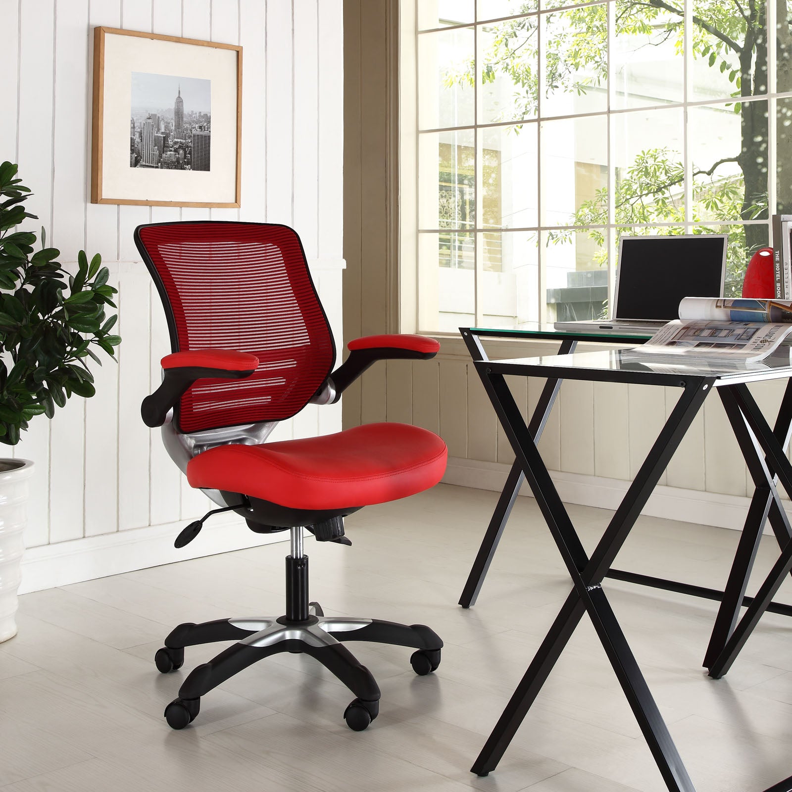 Edge Vinyl Office Chair - East Shore Modern Home Furnishings