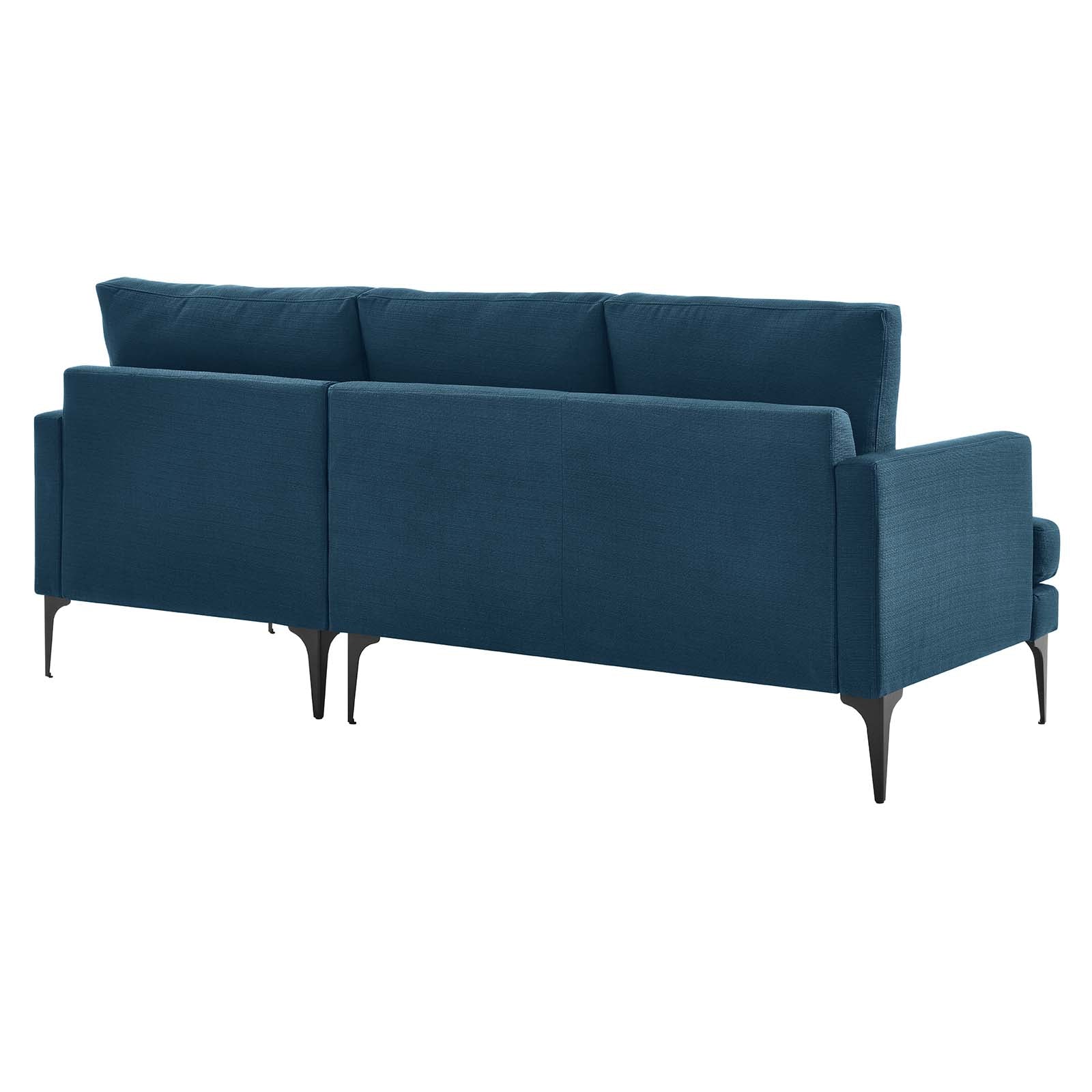 Evermore Right-Facing Upholstered Fabric Sectional Sofa