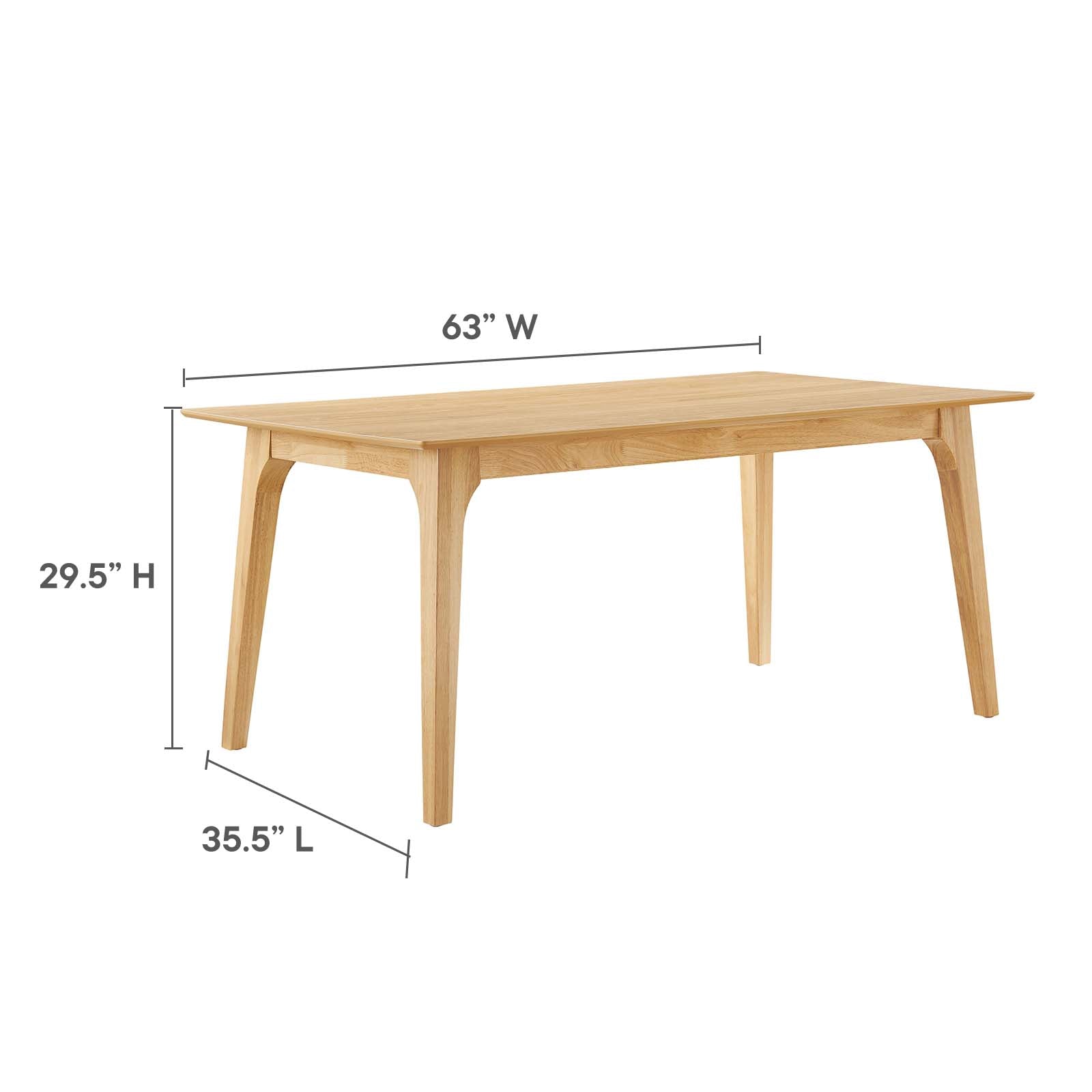 One - Juxtapose 63" Dining Table