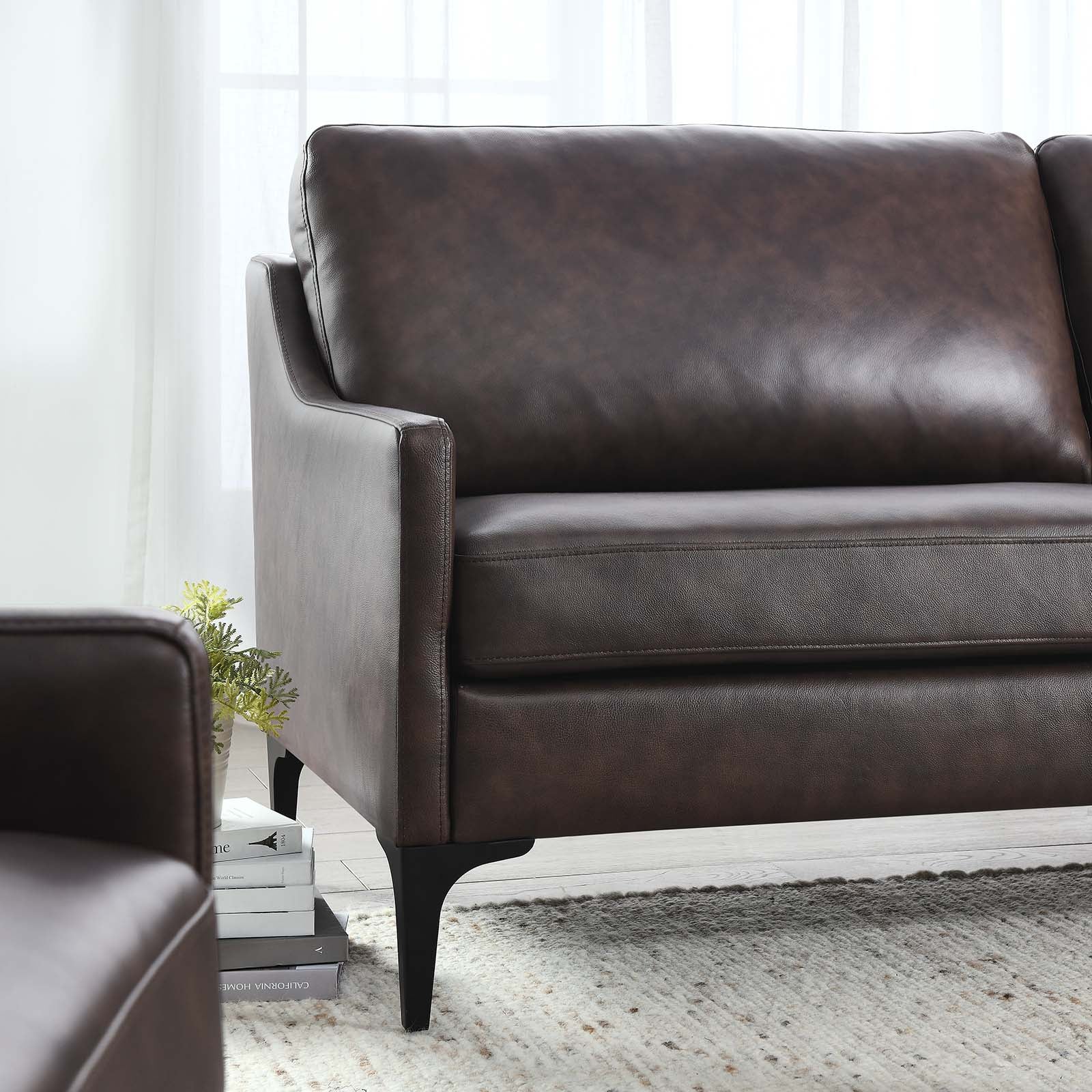 Corland Leather Sofa - East Shore Modern Home Furnishings