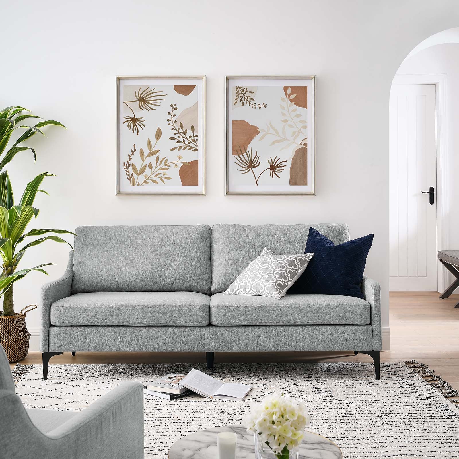 Corland Upholstered Fabric Sofa - East Shore Modern Home Furnishings