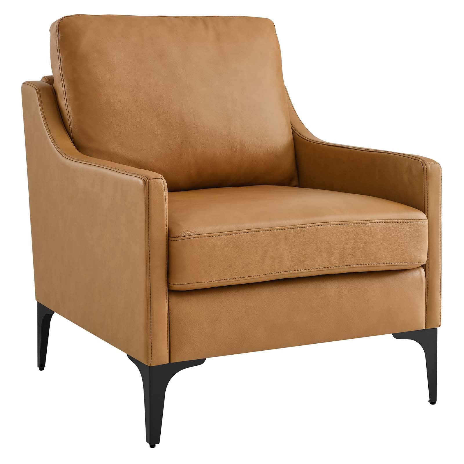 Corland Leather Armchair - East Shore Modern Home Furnishings