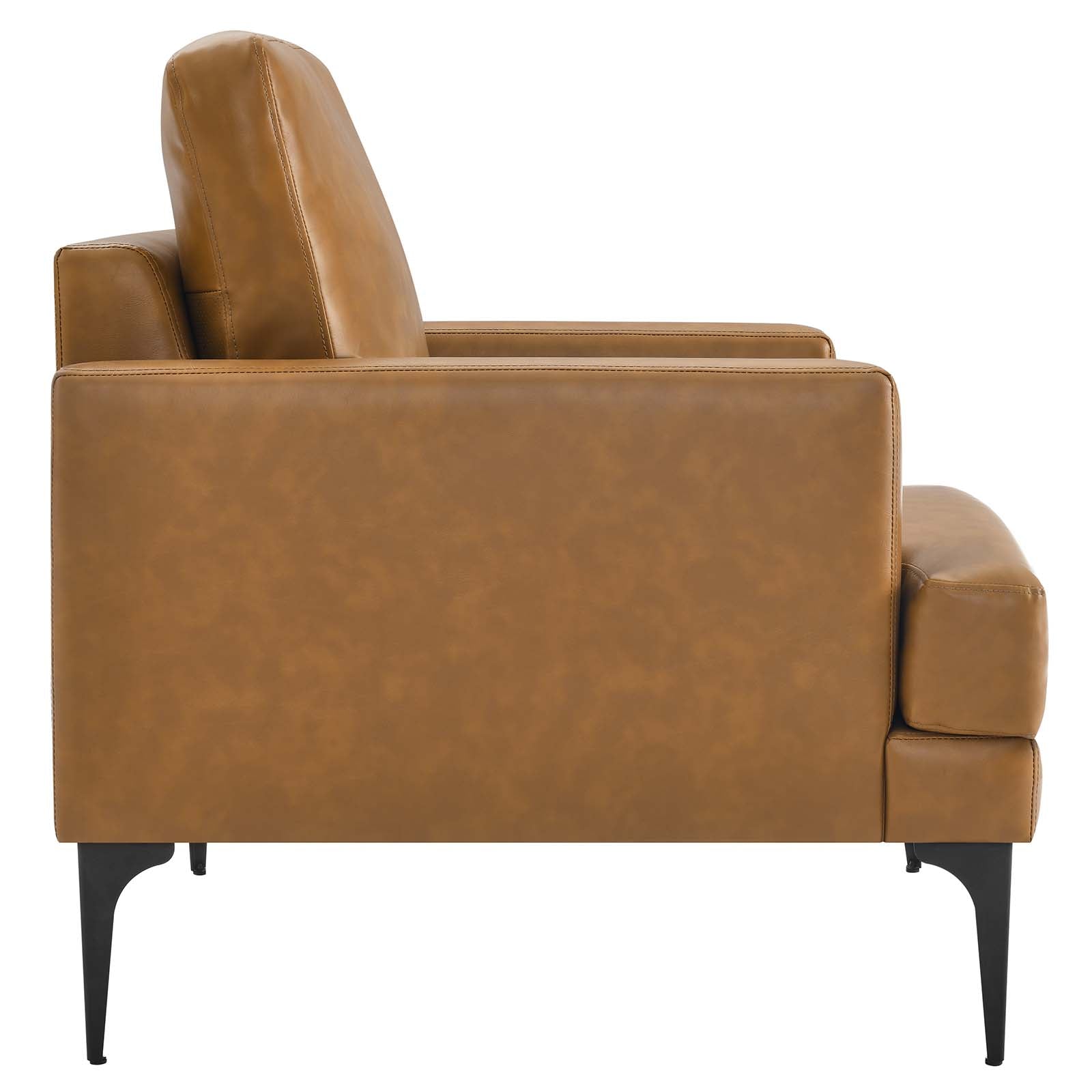 Evermore Vegan Leather Armchair - East Shore Modern Home Furnishings
