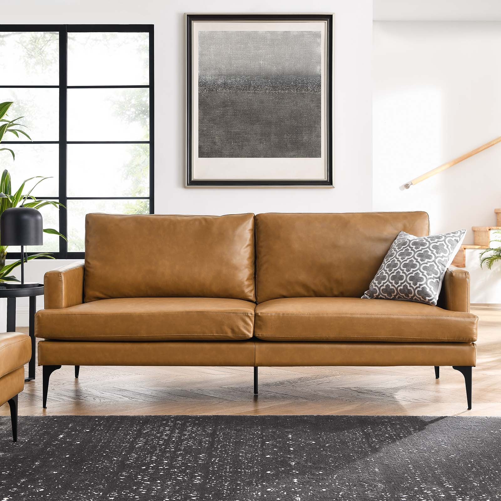 Evermore Vegan Leather Sofa - East Shore Modern Home Furnishings