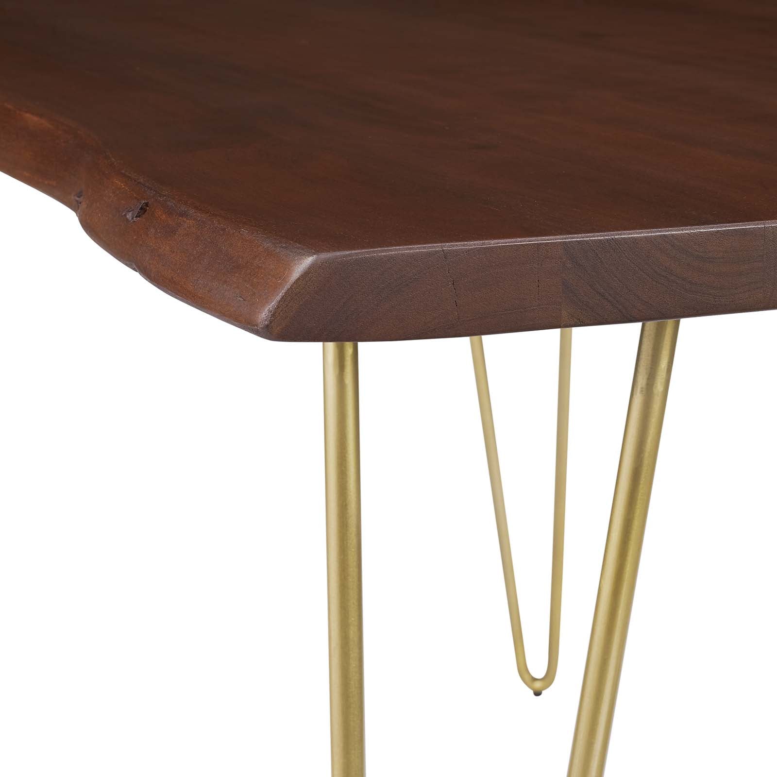 Ardor 60" Live Edge Acacia Wood Dining Table
