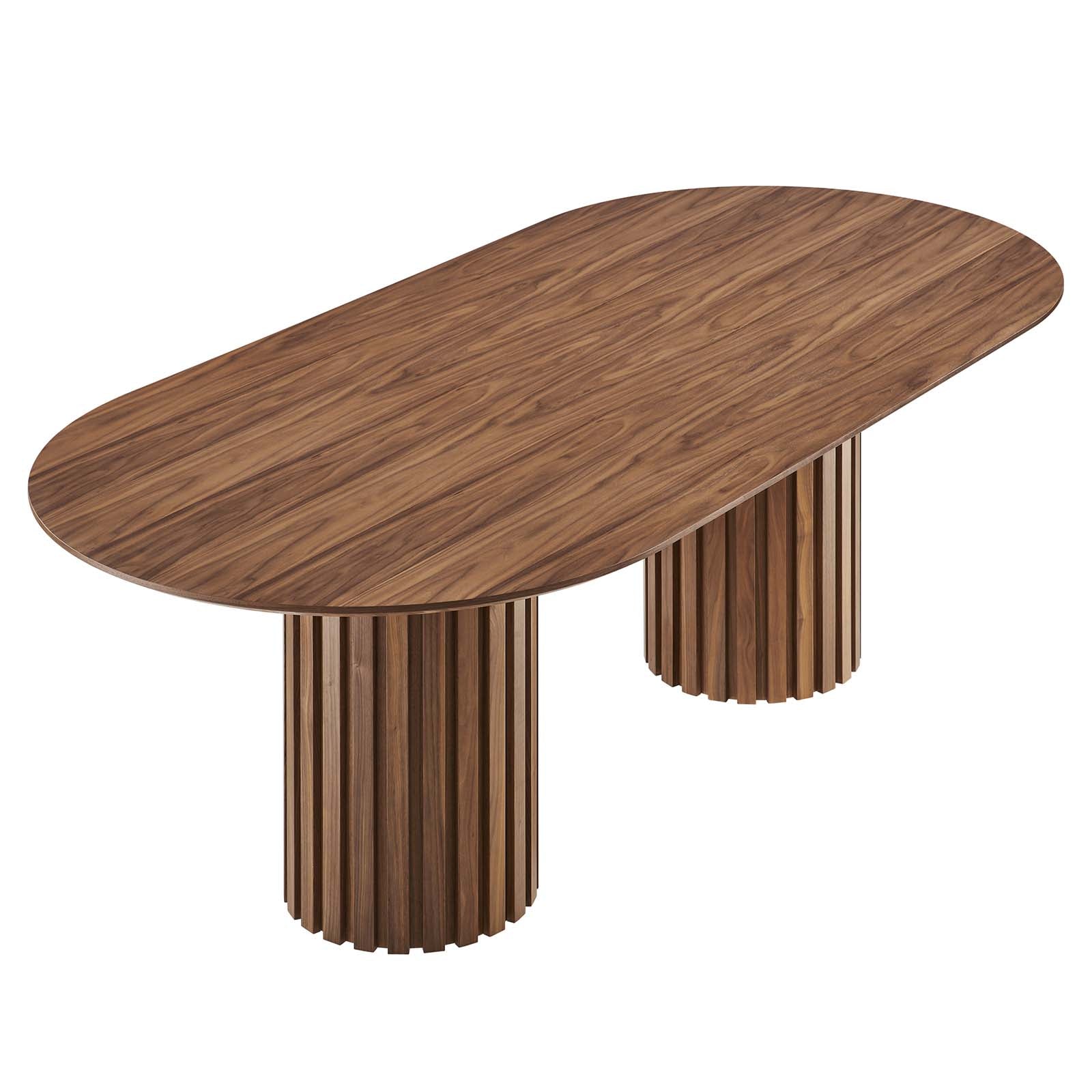 Senja 95" Oval Dining Table - East Shore Modern Home Furnishings