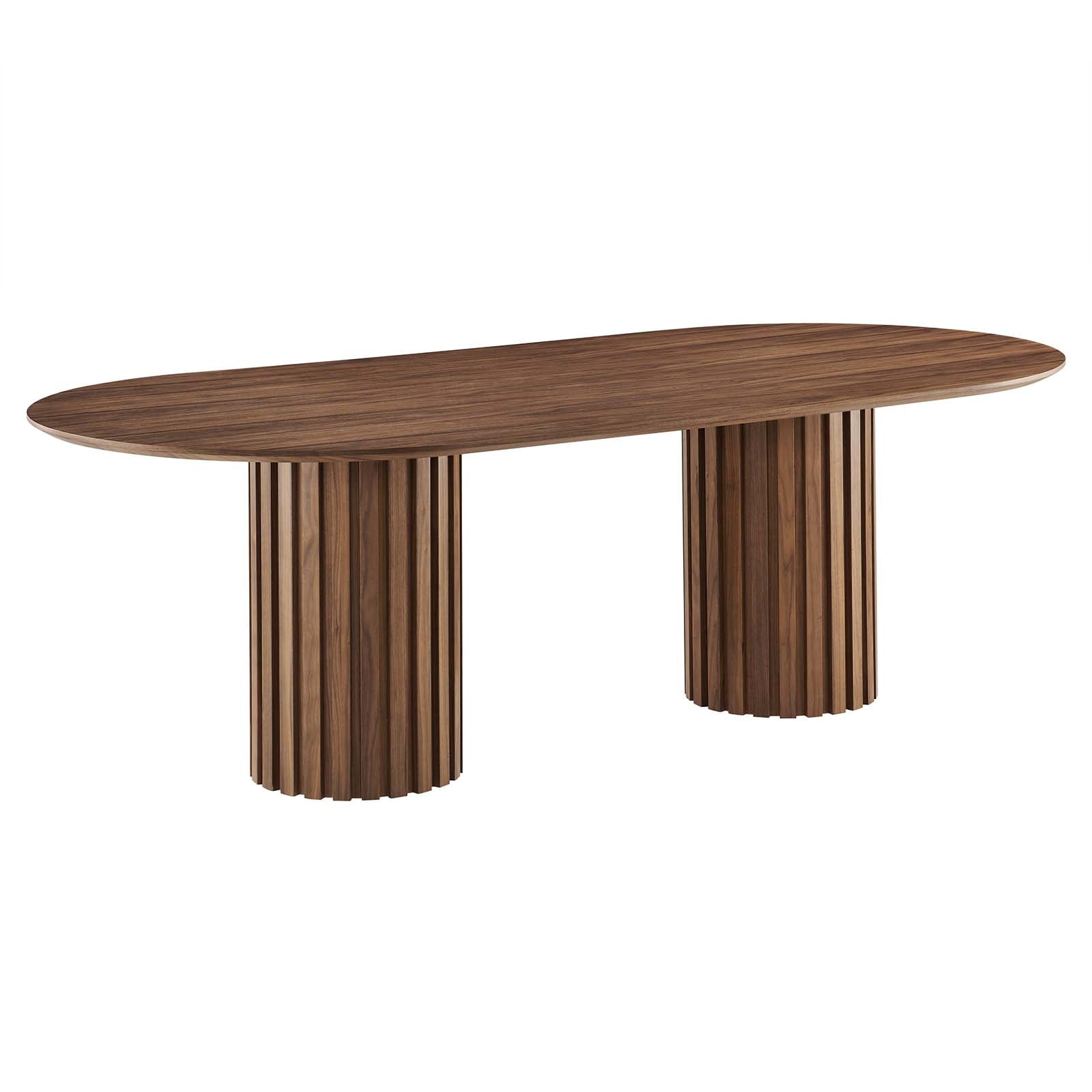 Senja 95" Oval Dining Table - East Shore Modern Home Furnishings