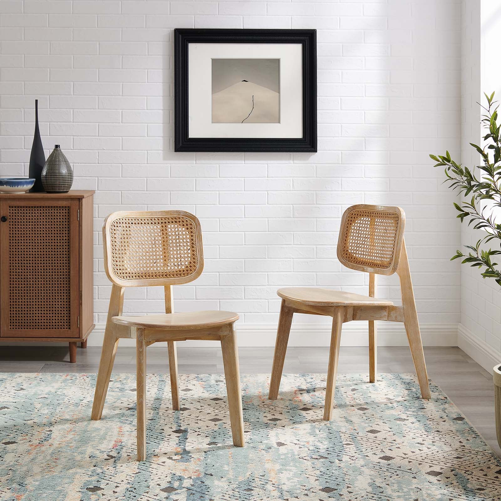 Habitat Wood Dining Side Chair Set of 2 - East Shore Modern Home Furnishings