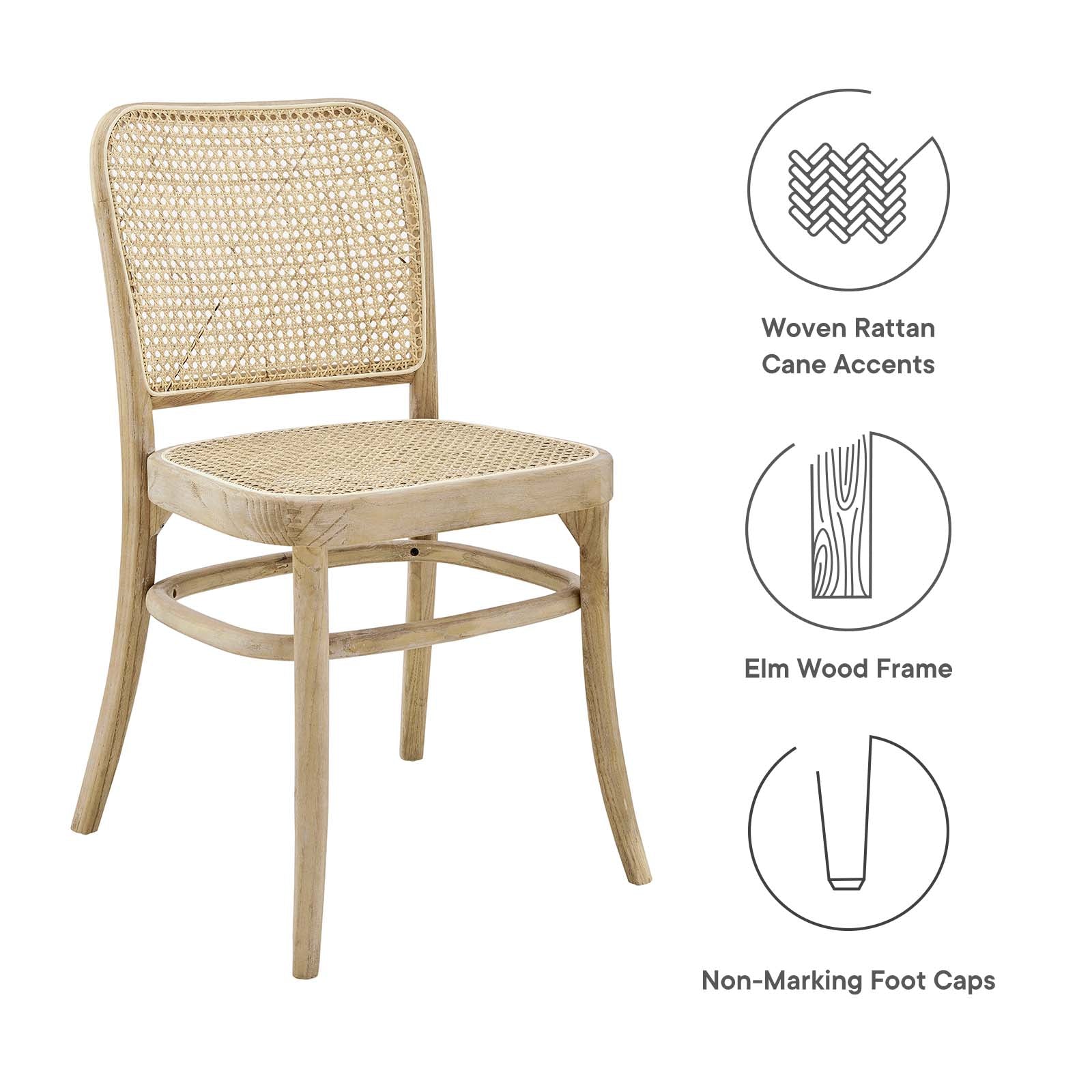 Winona Wood Dining Side Chair Set of 2 - East Shore Modern Home Furnishings