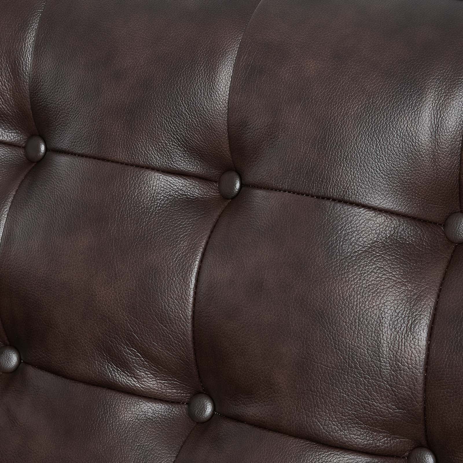 Exalt Tufted Vegan Leather Sofa - East Shore Modern Home Furnishings