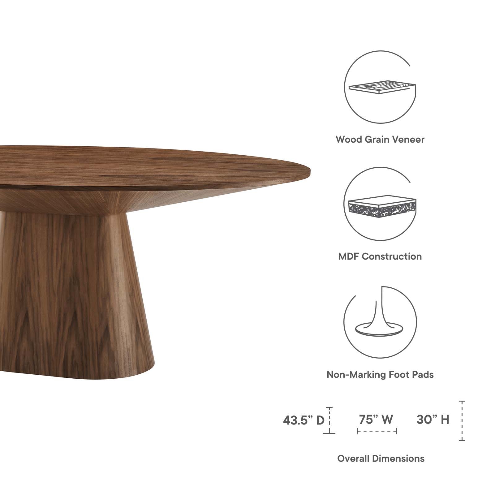 Provision 47" Round Dining Table - East Shore Modern Home Furnishings