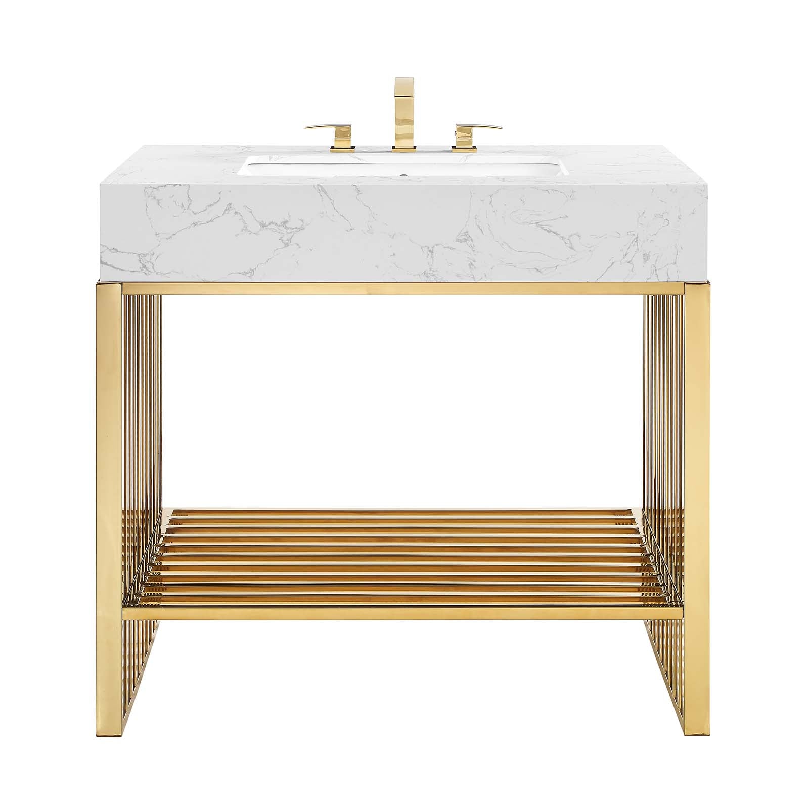 Gridiron 36" Bathroom Vanity - East Shore Modern Home Furnishings