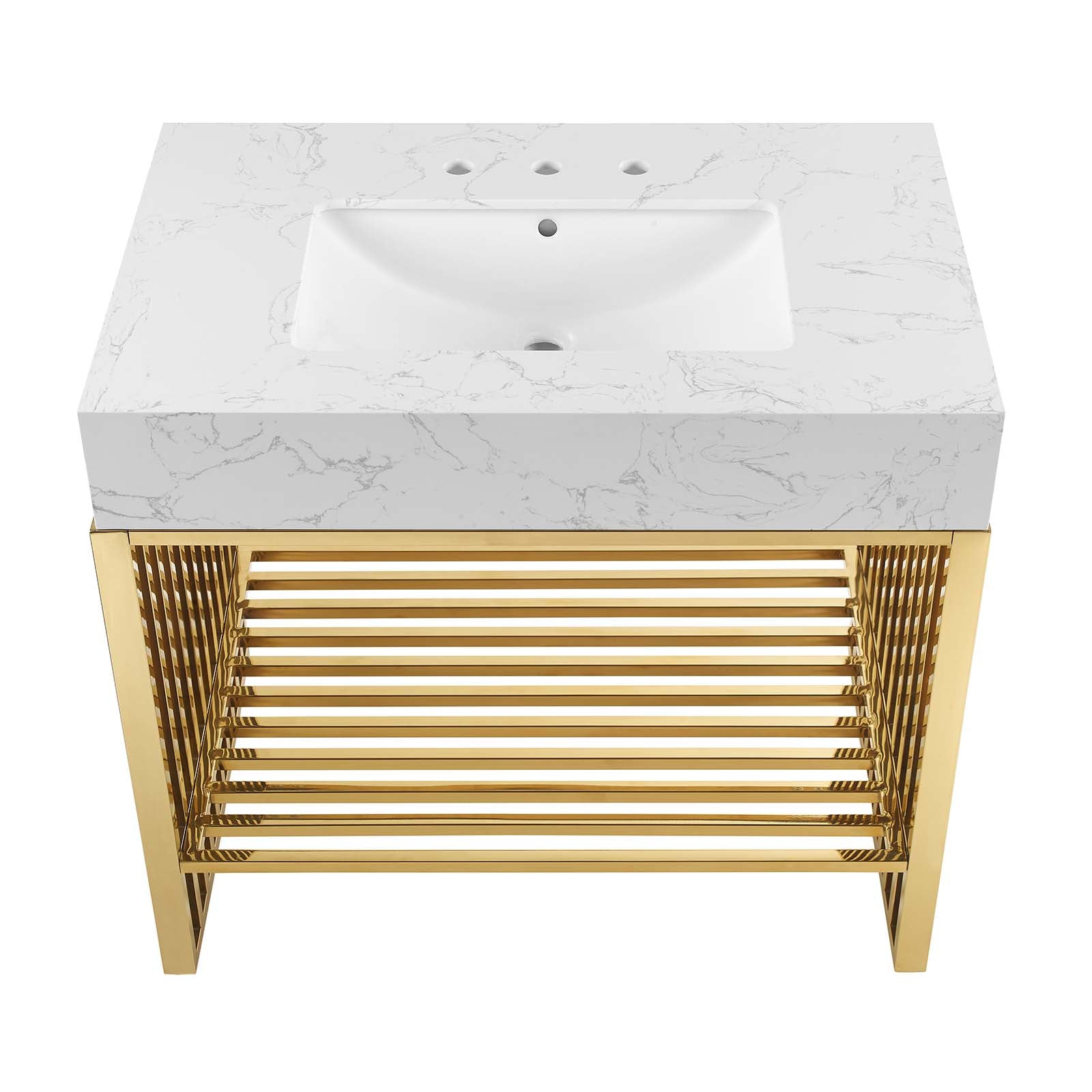 Gridiron 36" Bathroom Vanity - East Shore Modern Home Furnishings