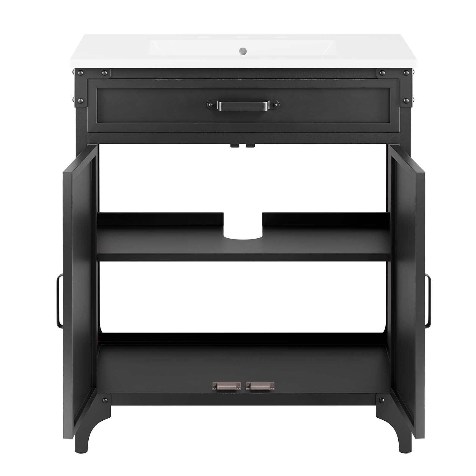 Steamforge 30" Bathroom Vanity Cabinet (Sink Basin Not Included) - East Shore Modern Home Furnishings