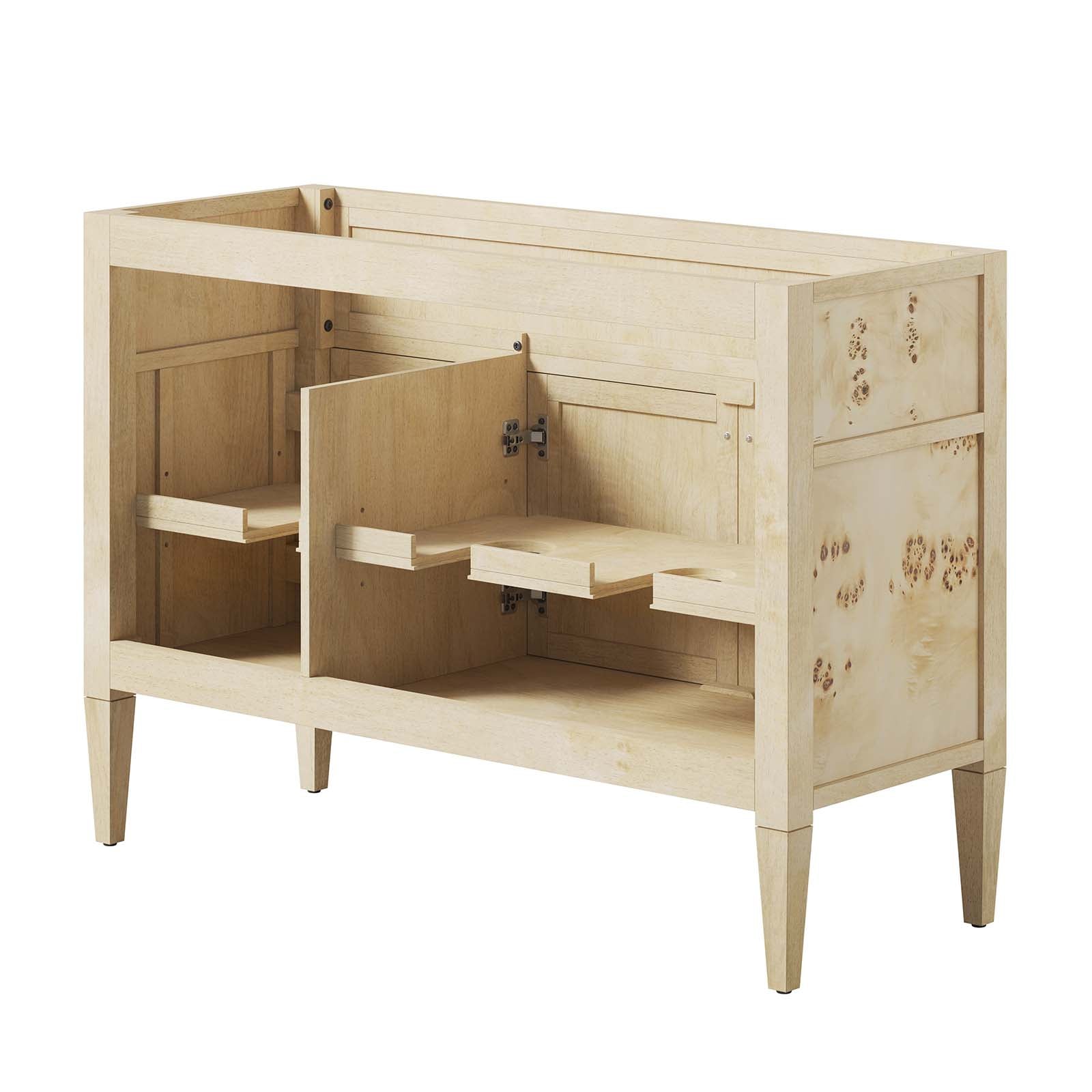 Elysian 48" Wood Bathroom Vanity Cabinet (Sink Basin Not Included)