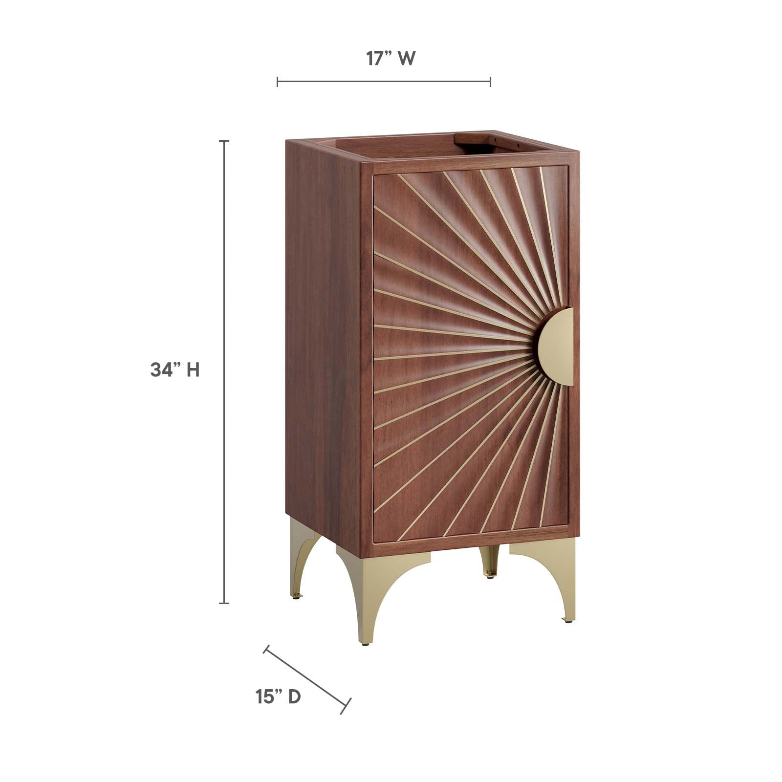 Daylight 18" Bathroom Vanity Cabinet (Sink Basin Not Included) - East Shore Modern Home Furnishings