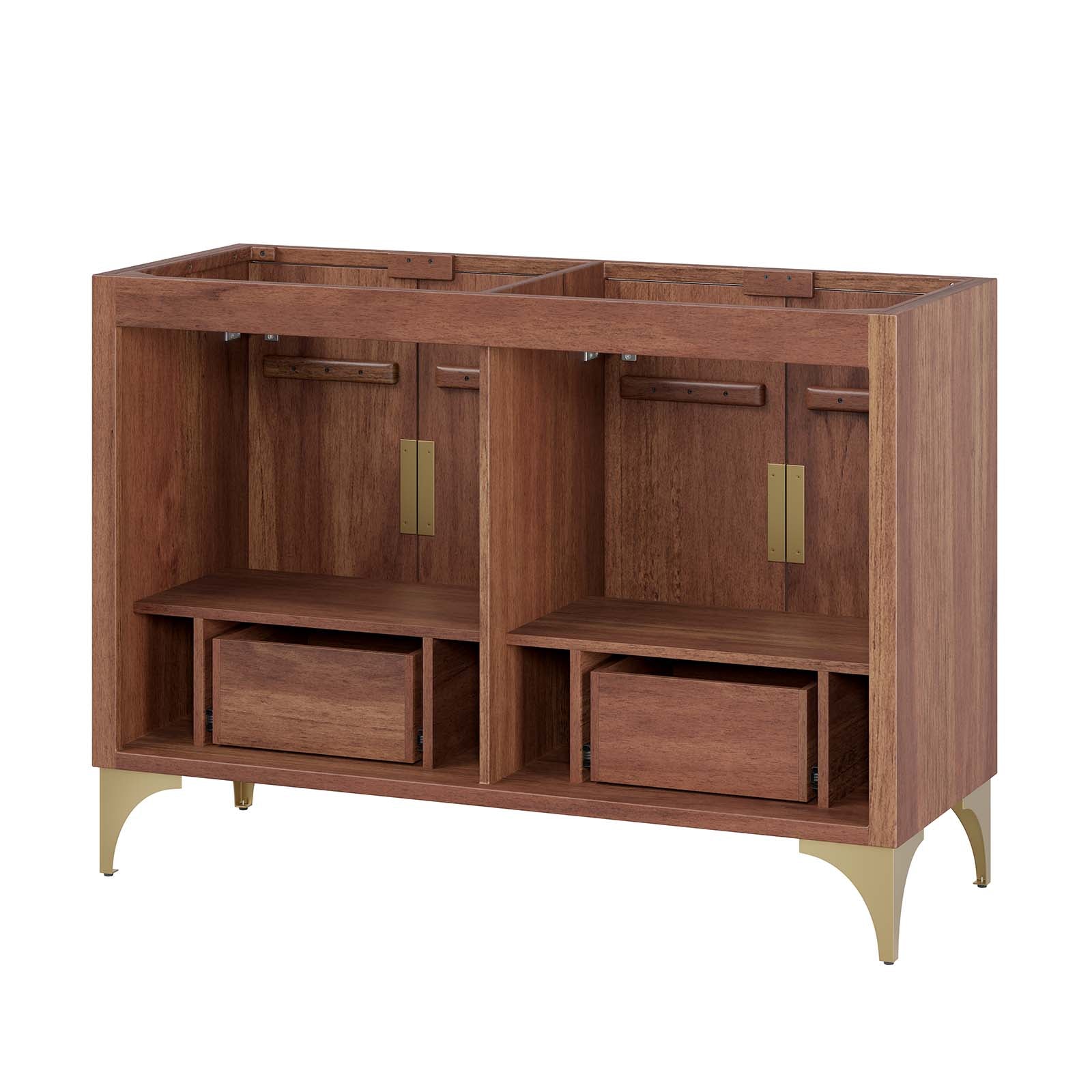Daylight 48" Double Sink Compatible Bathroom Vanity Cabinet (Sink Basin Not Included) - East Shore Modern Home Furnishings