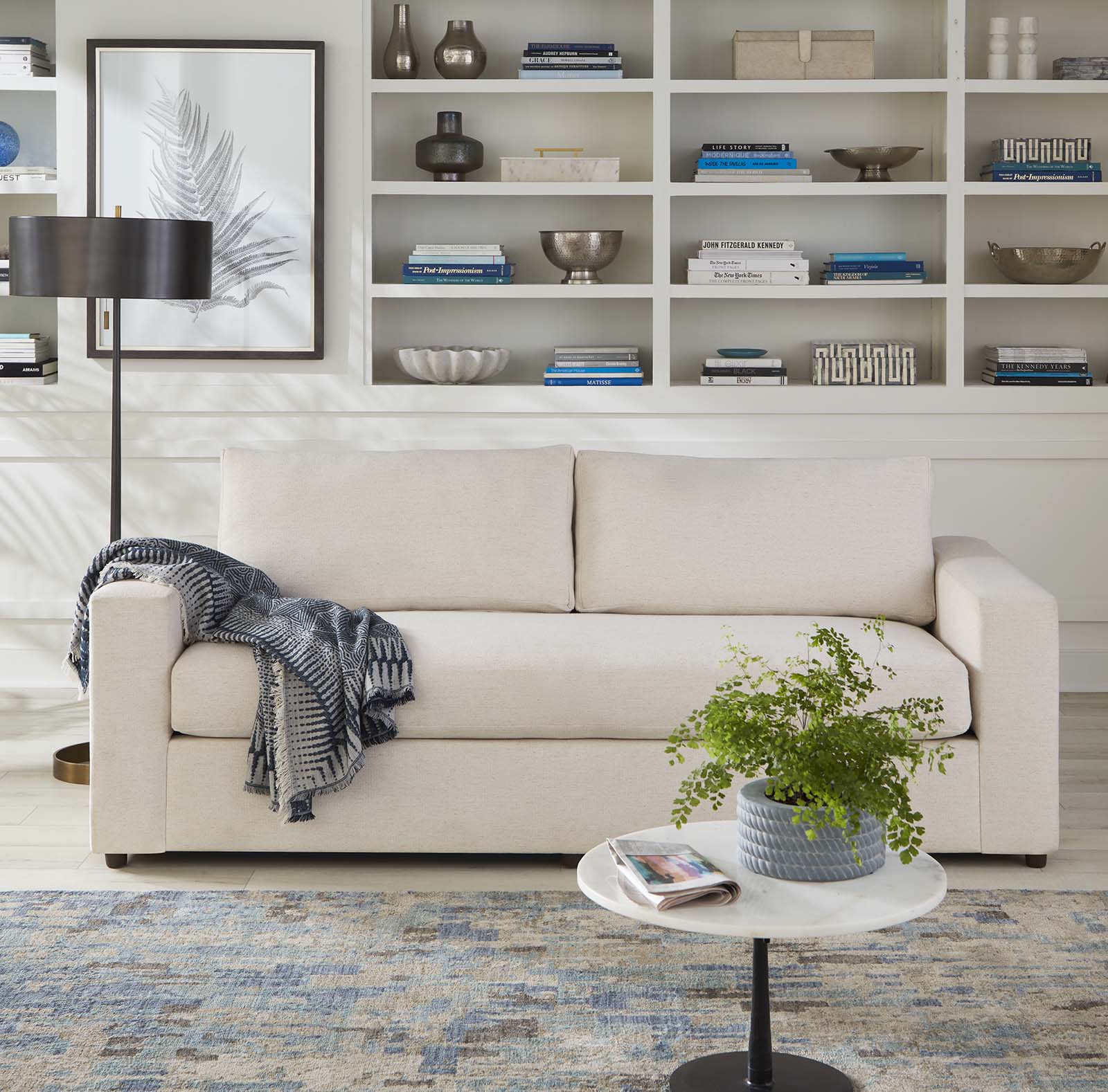 Avendale Linen Blend Sofa - East Shore Modern Home Furnishings