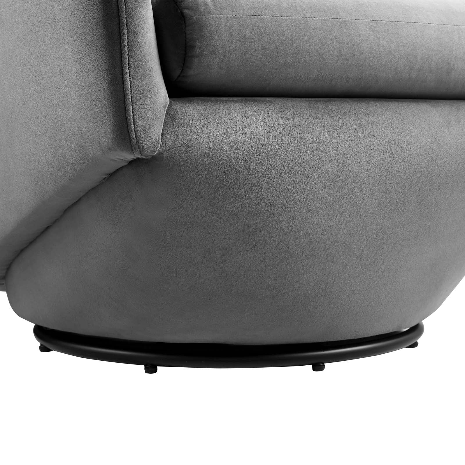 Series Performance Velvet Fabric Swivel Chair - East Shore Modern Home Furnishings