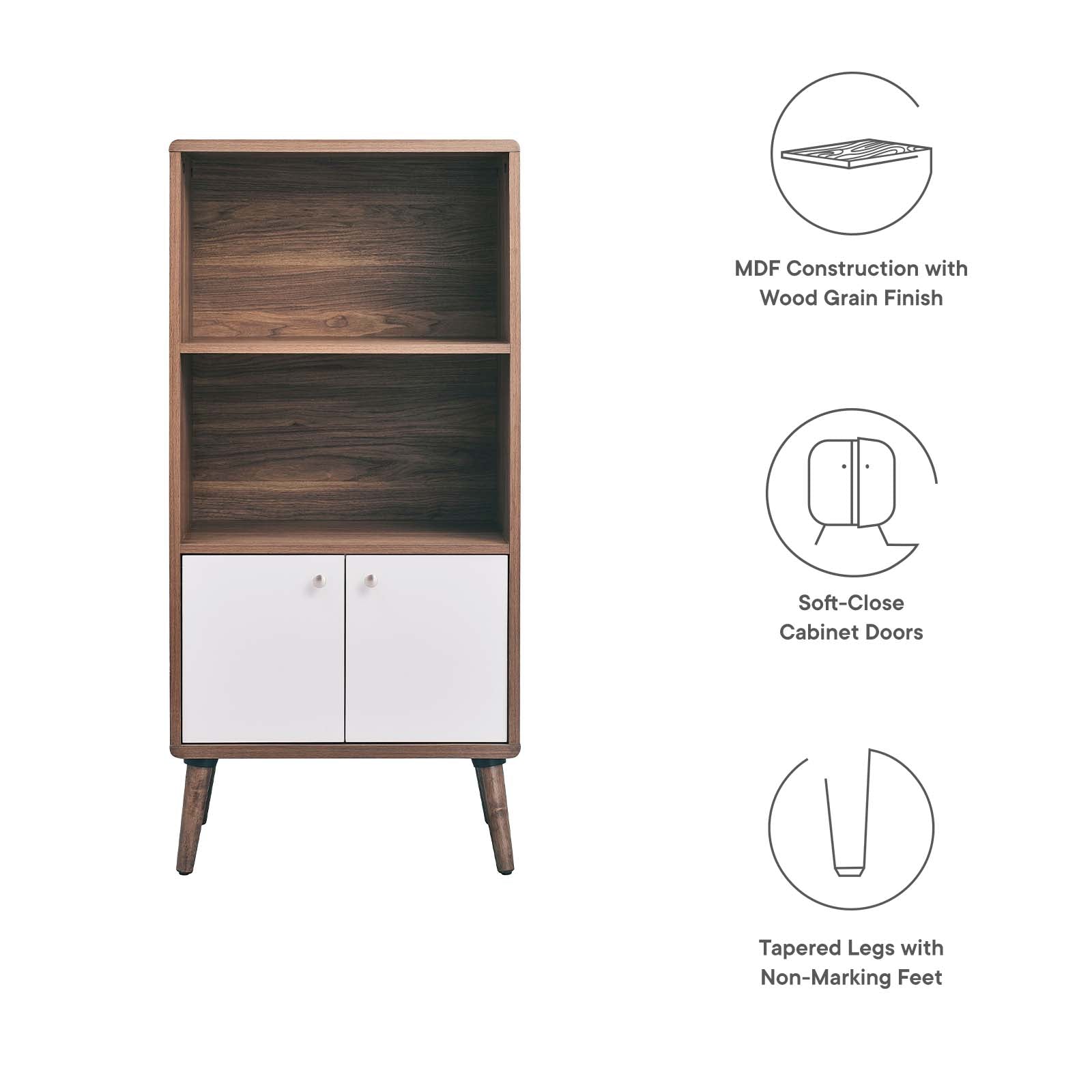 Transmit Display Cabinet Bookshelf - East Shore Modern Home Furnishings