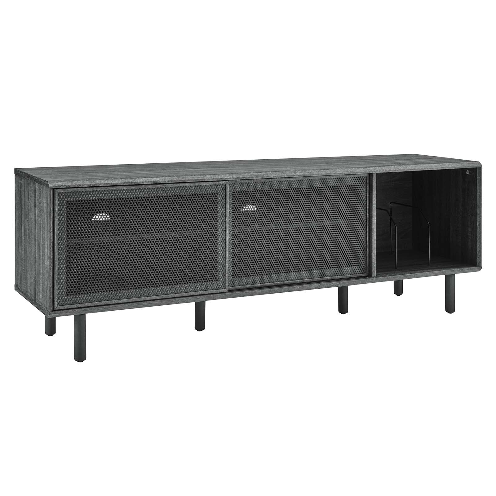 Kurtis 67" TV and Vinyl Record Stand - East Shore Modern Home Furnishings