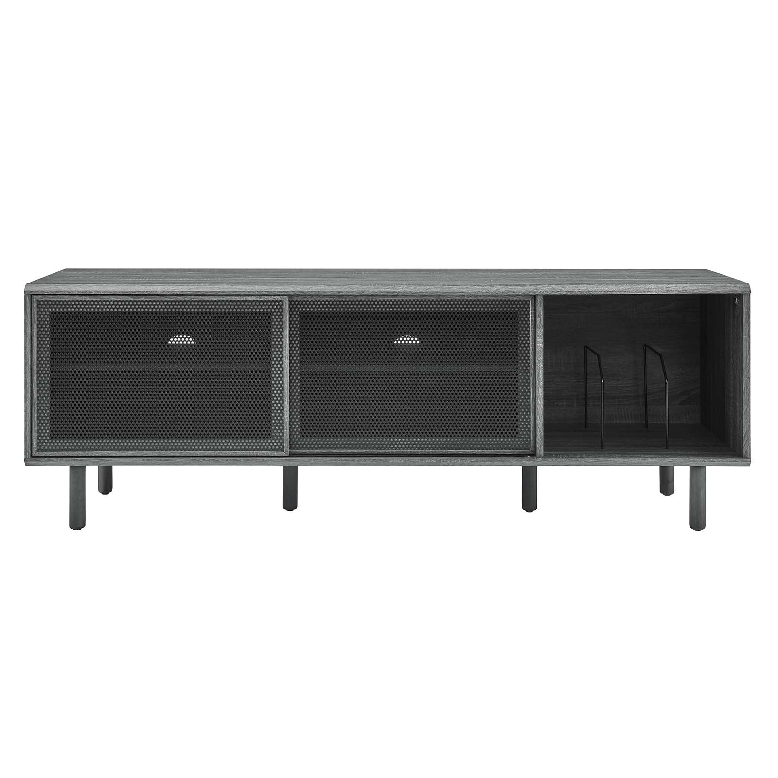 Kurtis 67" TV and Vinyl Record Stand - East Shore Modern Home Furnishings