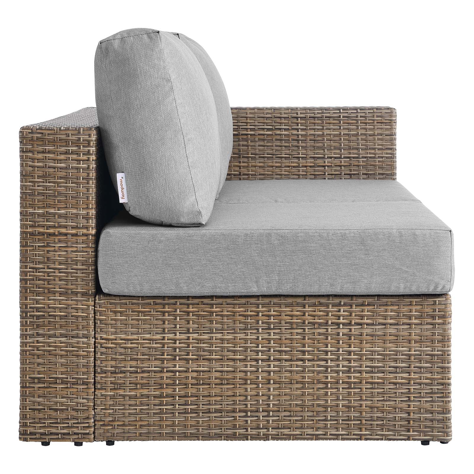 Convene Outdoor Patio Outdoor Patio Right-Arm Loveseat - East Shore Modern Home Furnishings