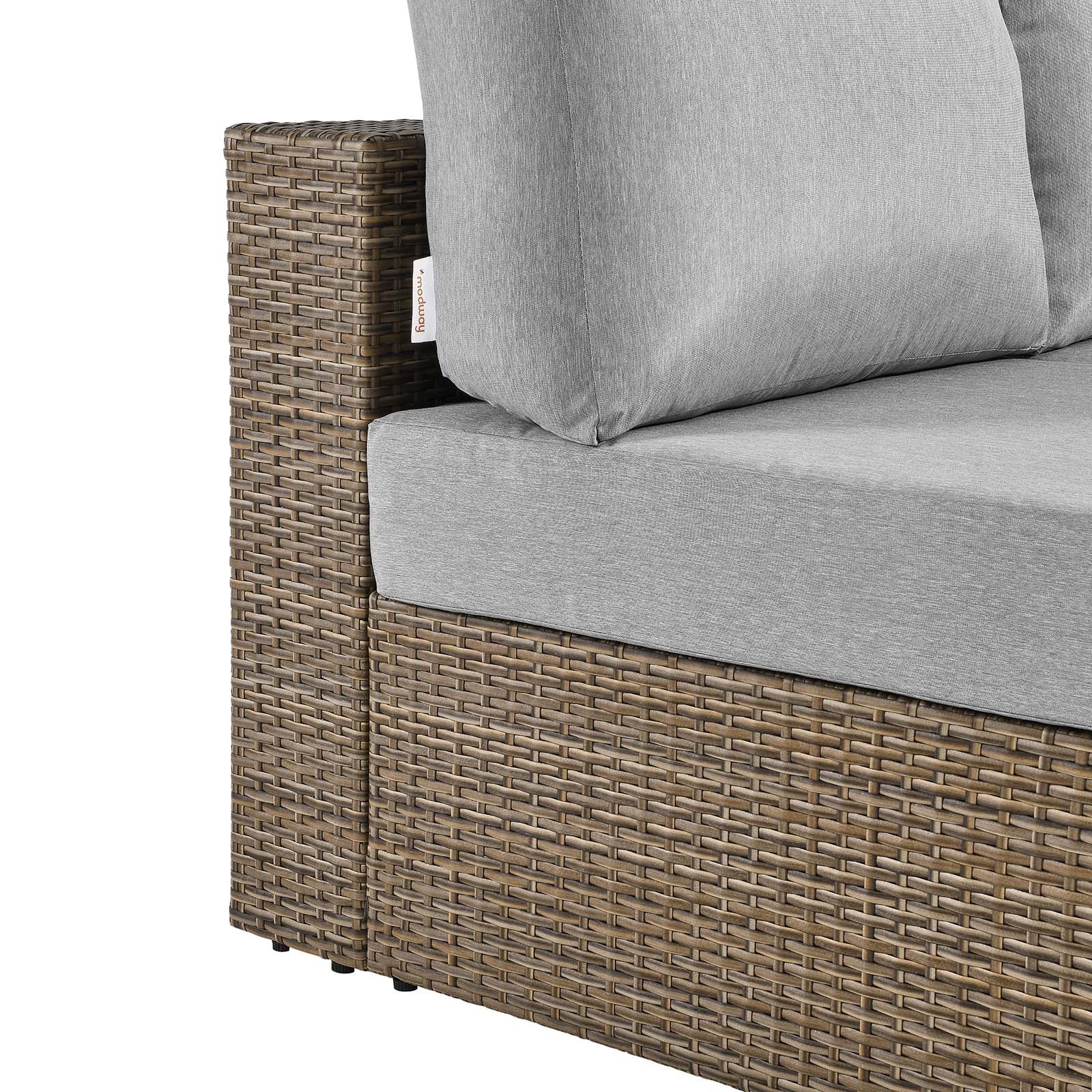 Convene Outdoor Patio Outdoor Patio Right-Arm Loveseat - East Shore Modern Home Furnishings