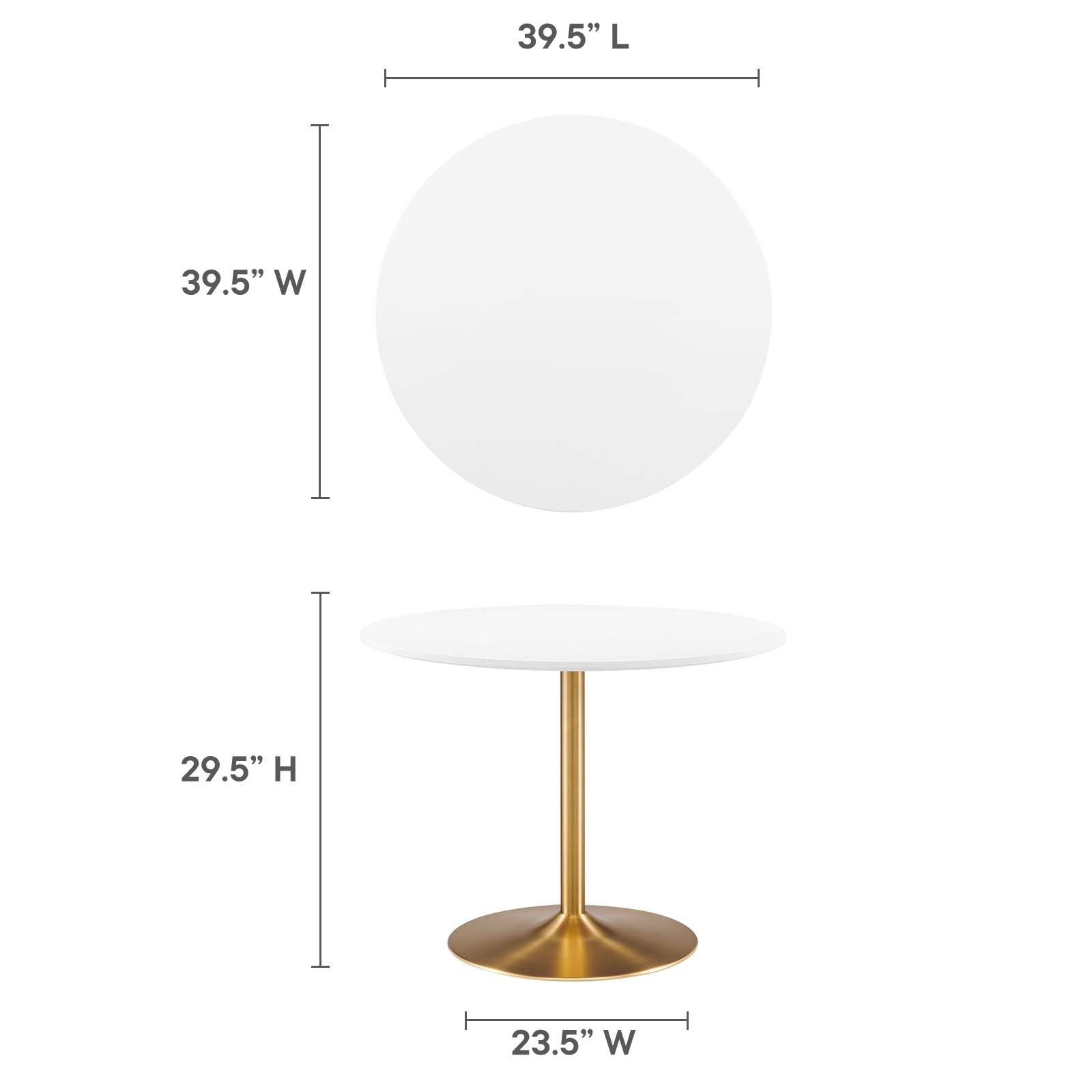 Amuse 40" Dining Table - East Shore Modern Home Furnishings