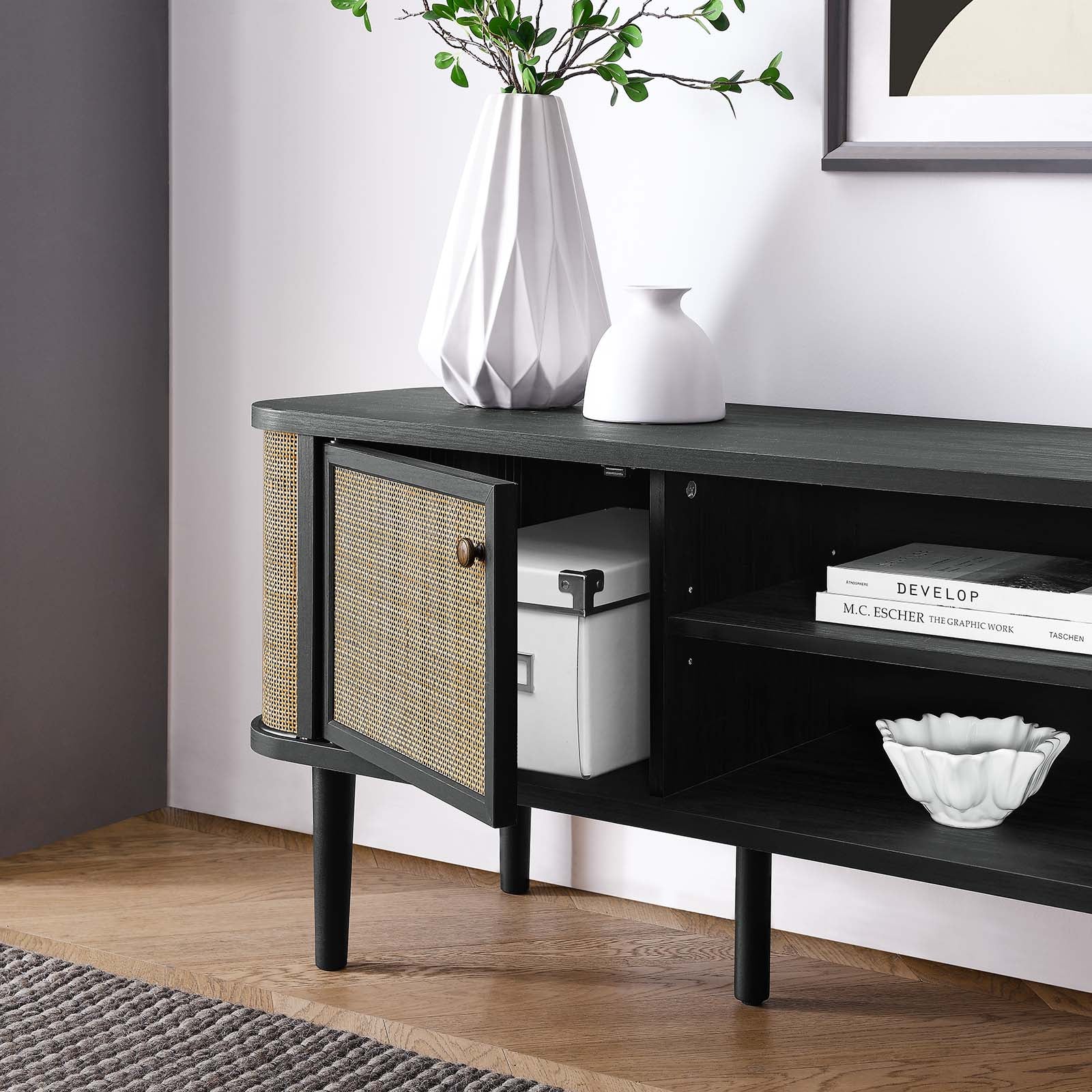 Miramar 60'' Wood TV Stand - East Shore Modern Home Furnishings