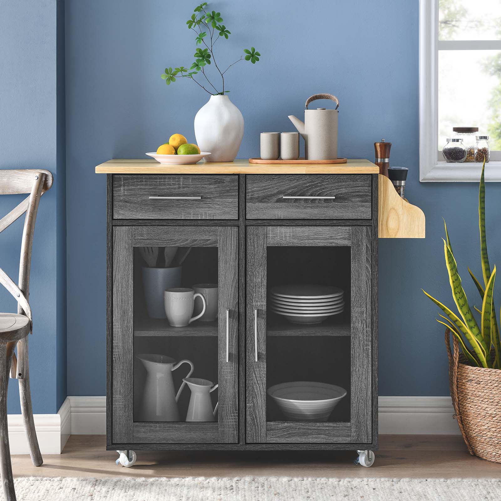 Cuisine Kitchen Cart - East Shore Modern Home Furnishings