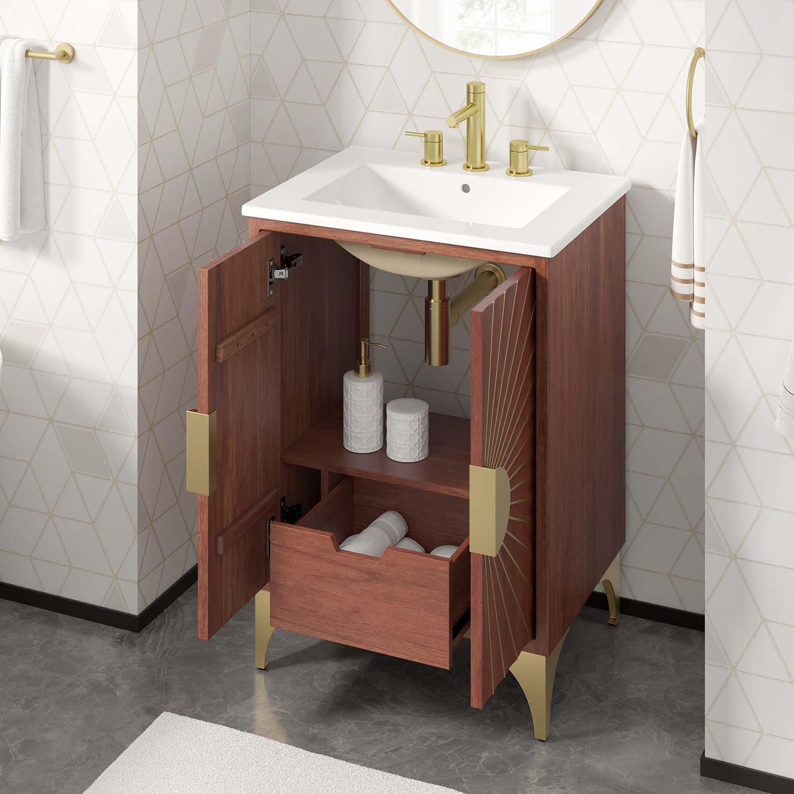 Daylight 24" Bathroom Vanity - East Shore Modern Home Furnishings