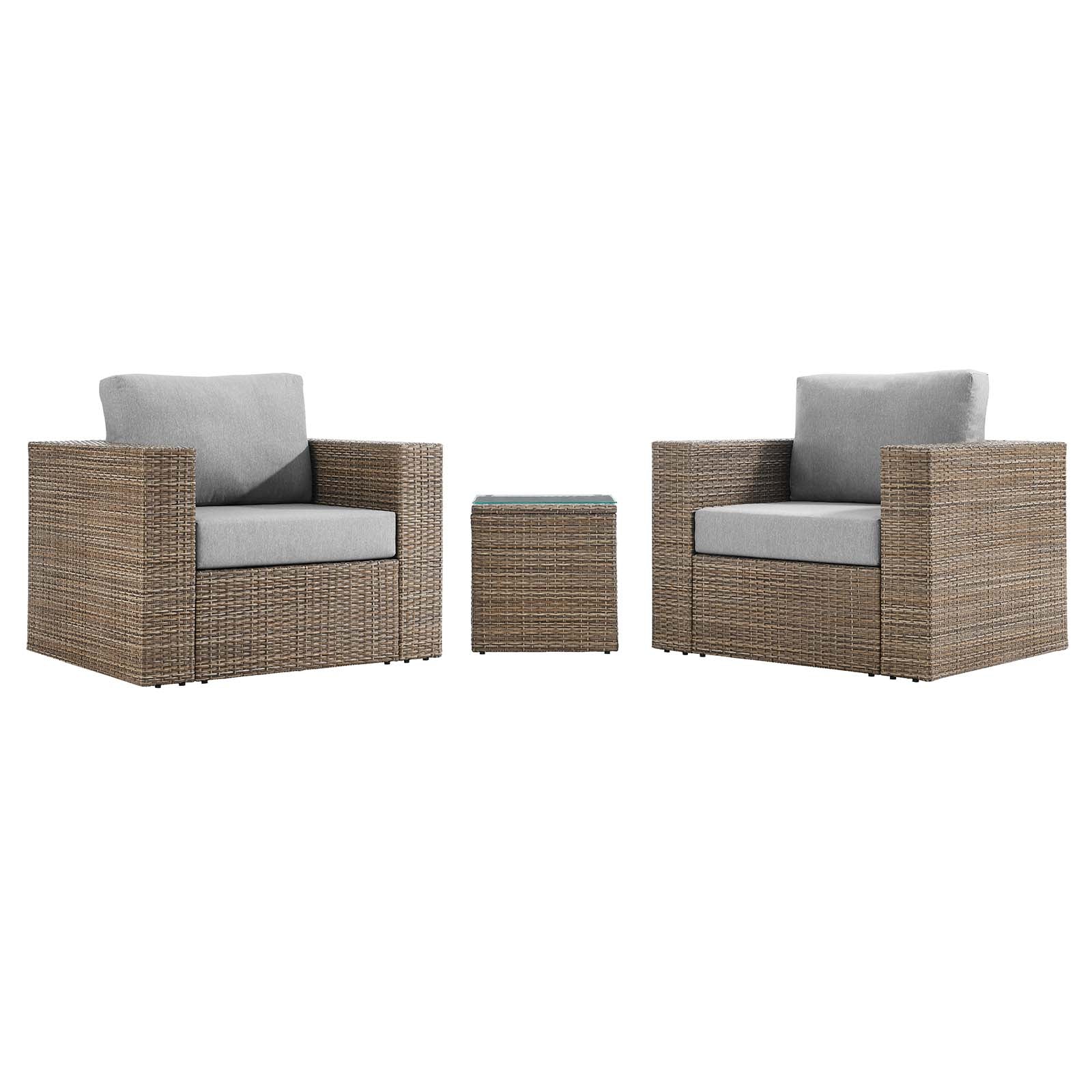 Convene Outdoor Patio Outdoor Patio 3-Piece Furniture Set - East Shore Modern Home Furnishings