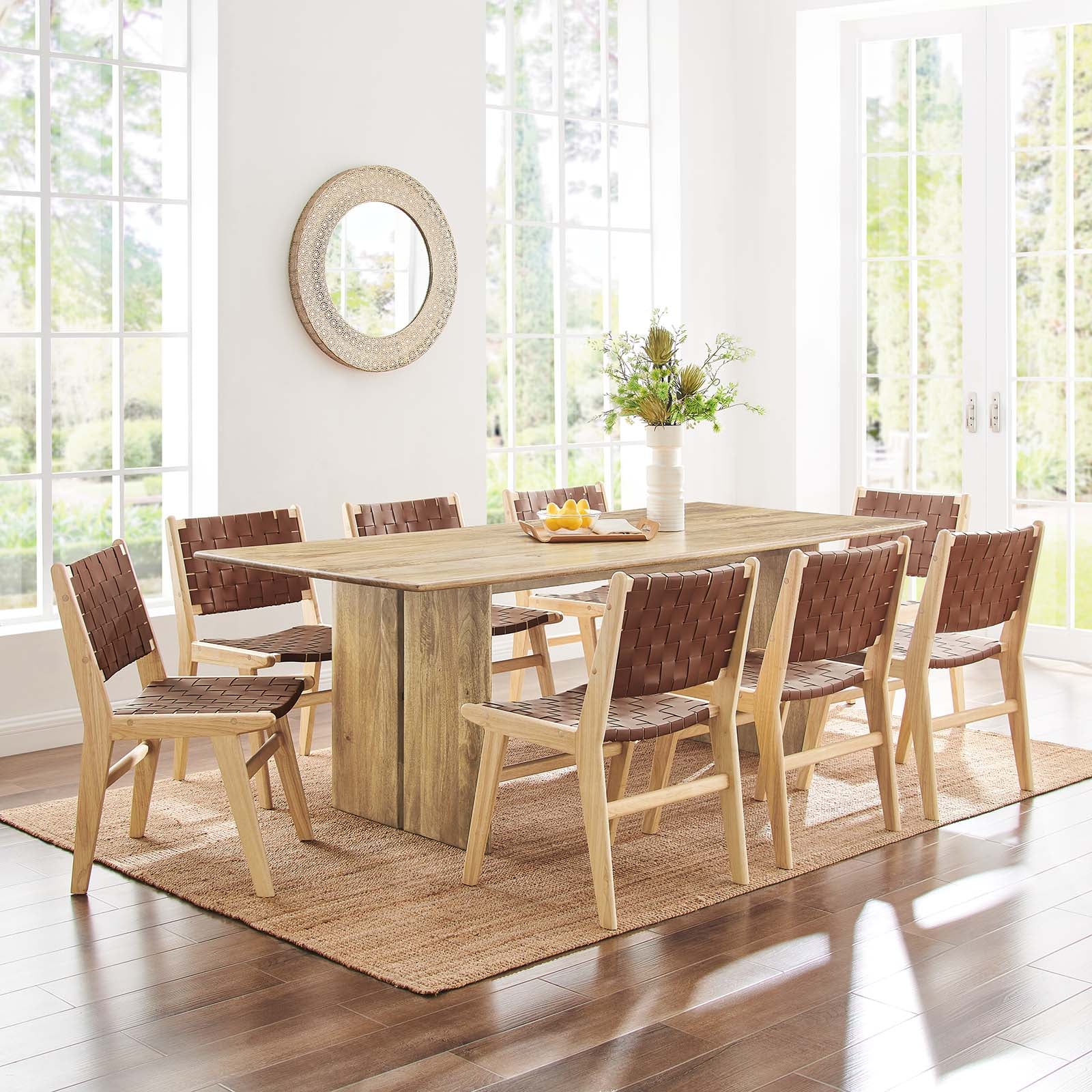 Amistad 86" Wood Dining Table - East Shore Modern Home Furnishings