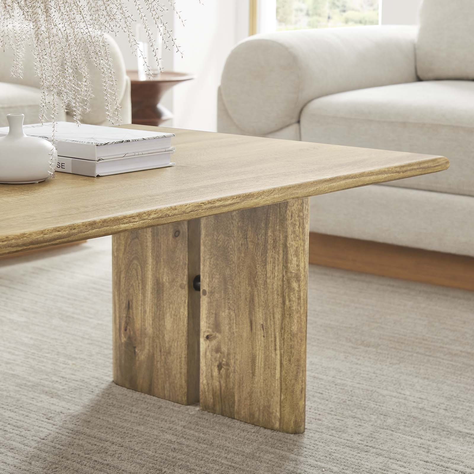 Amistad Wood Coffee Table - East Shore Modern Home Furnishings