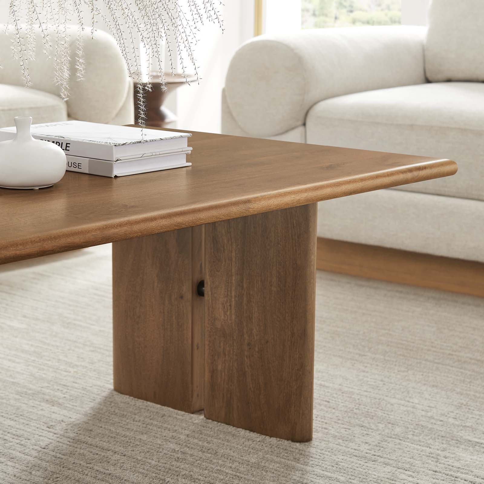 Amistad Wood Coffee Table - East Shore Modern Home Furnishings