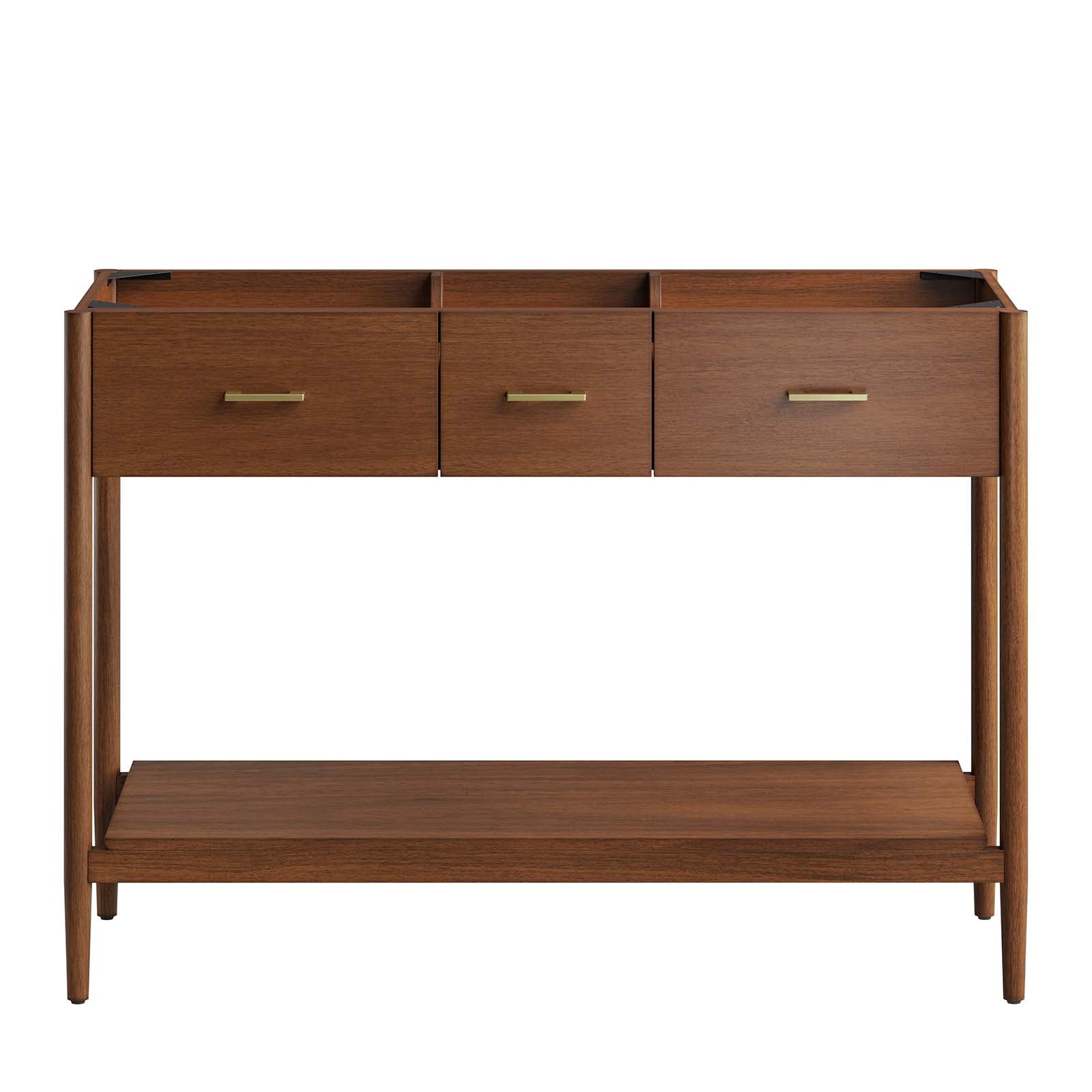 Zaire 48” Double Sink Compatible Bathroom Vanity Cabinet (Sink Basin Not Included) - East Shore Modern Home Furnishings