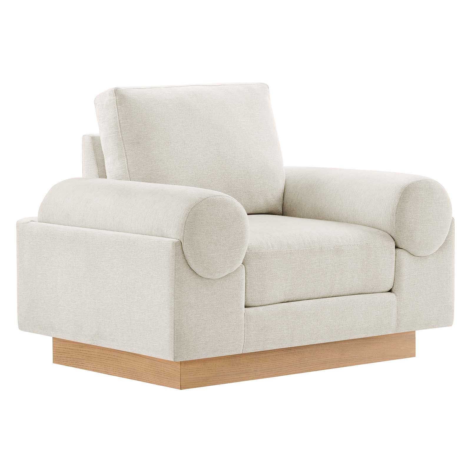 Oasis Upholstered Fabric Armchair - East Shore Modern Home Furnishings