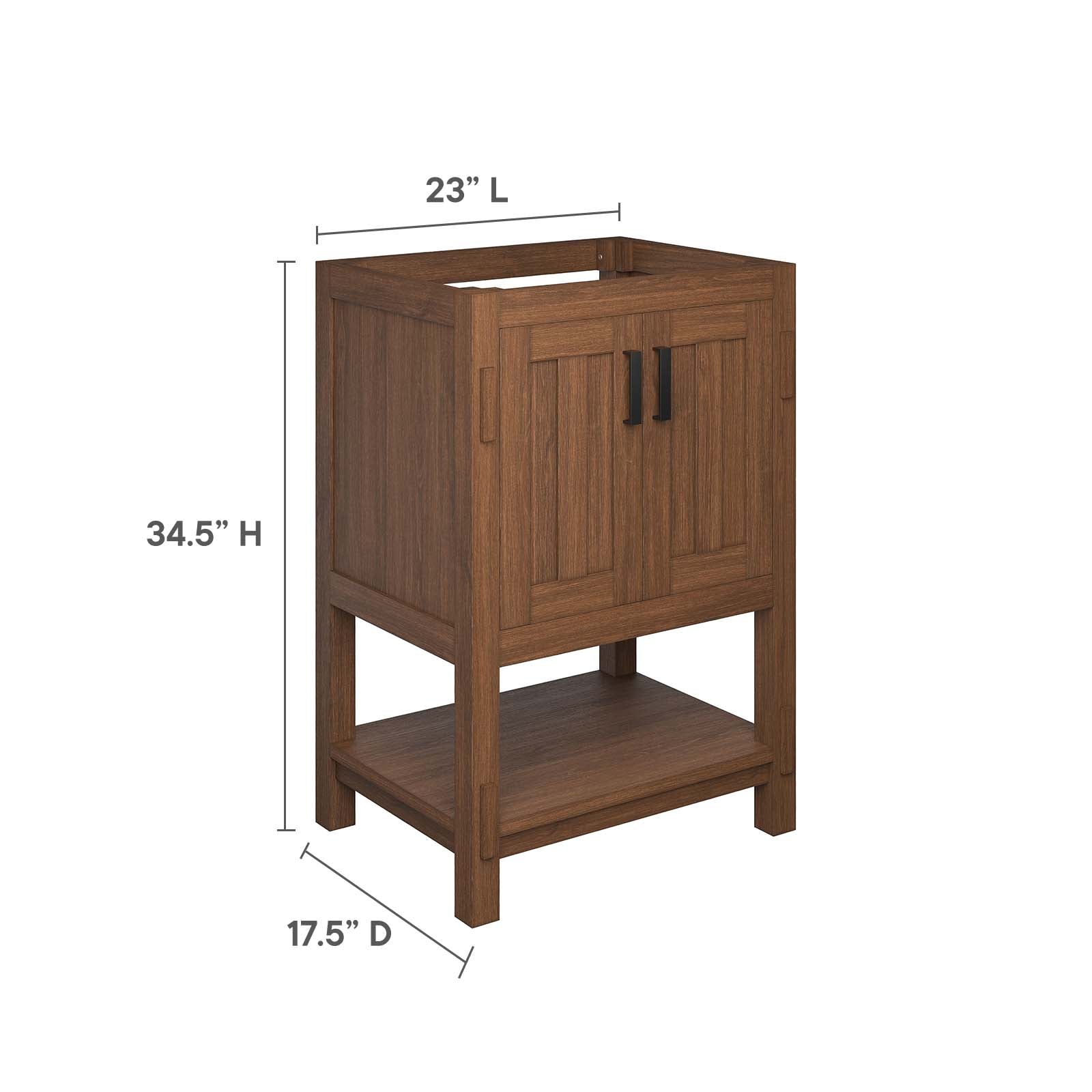 Ashlyn 24” Wood Bathroom Vanity Cabinet (Sink Basin Not Included) - East Shore Modern Home Furnishings