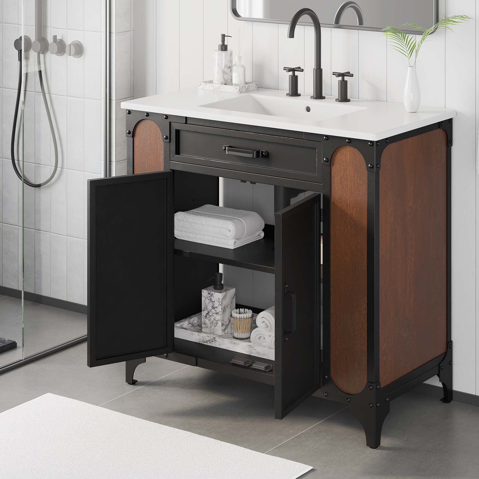 Steamforge 36" Bathroom Vanity - East Shore Modern Home Furnishings