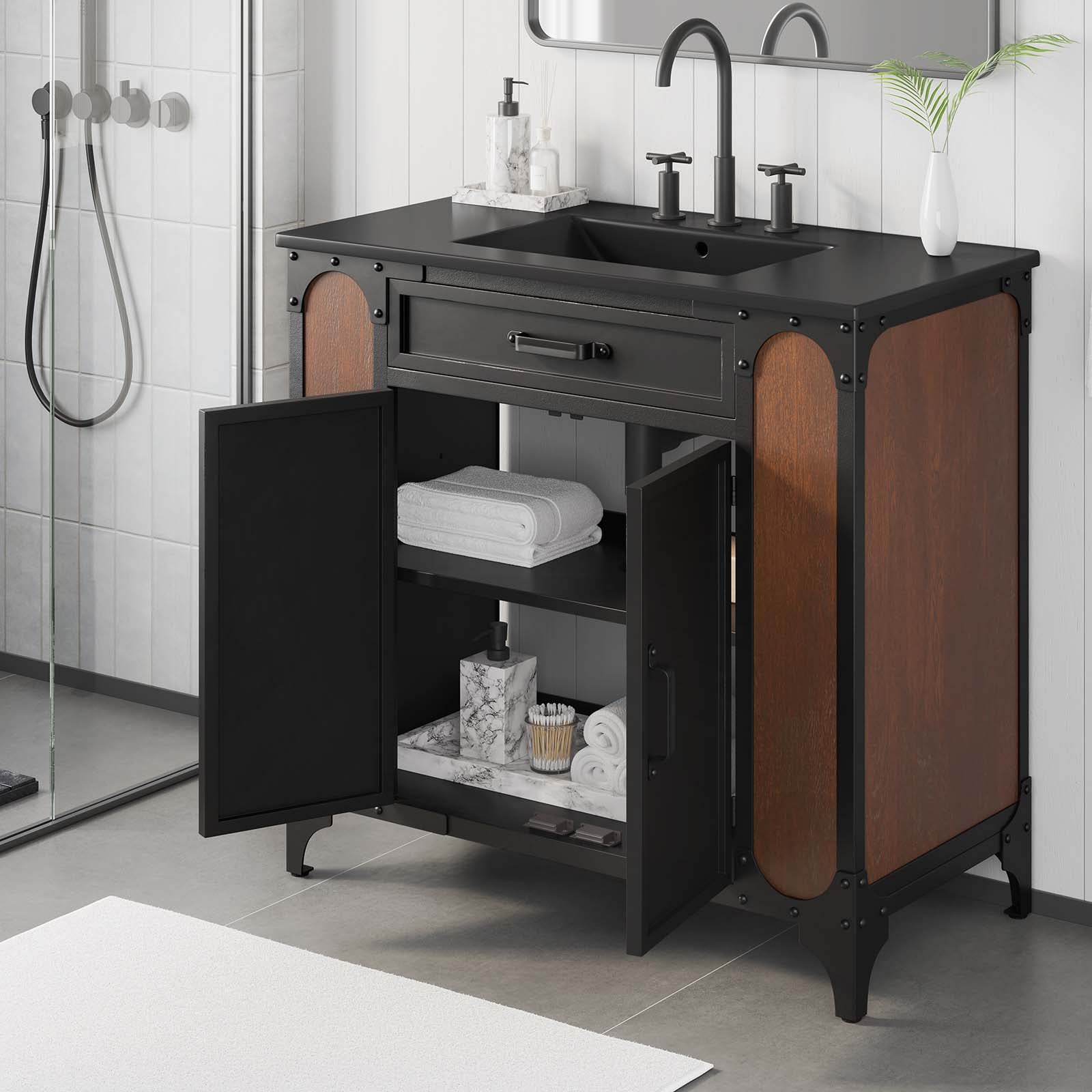 Steamforge 36" Bathroom Vanity - East Shore Modern Home Furnishings